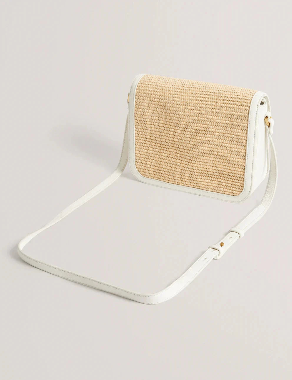 Women's KKASSIA-Twist Lock Large Raffia Crossbody Bag Ted Baker South Africa