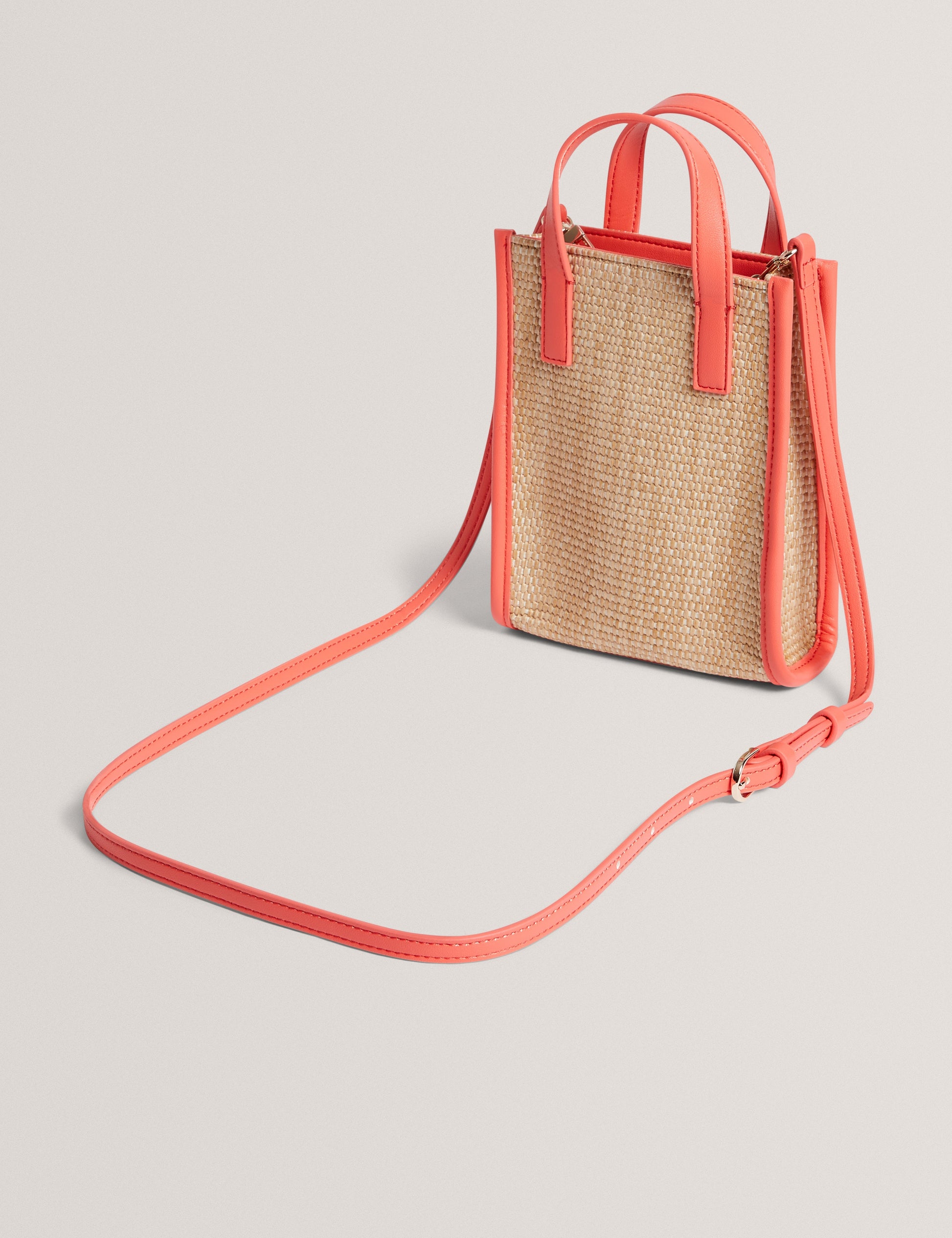 Women's FLOWENA-Faux Raffia Embroidered Nano Ted Baker South Africa