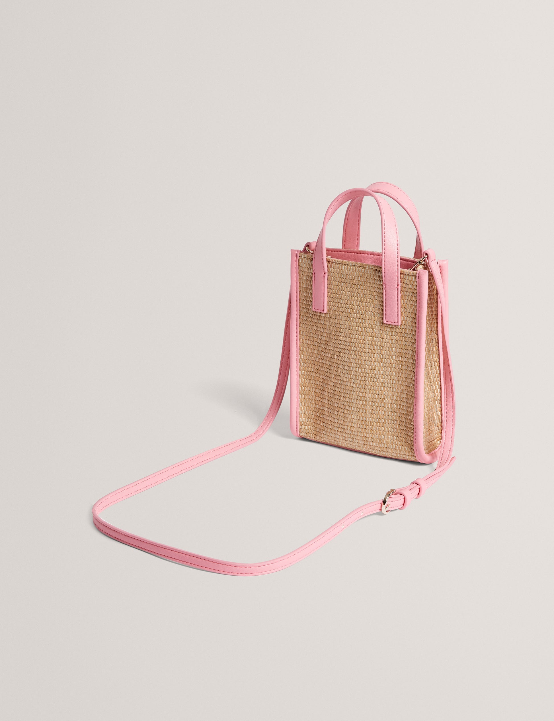 Women's FLOWENA-Faux Raffia Embroidered Nano Bag Ted Baker South Africa