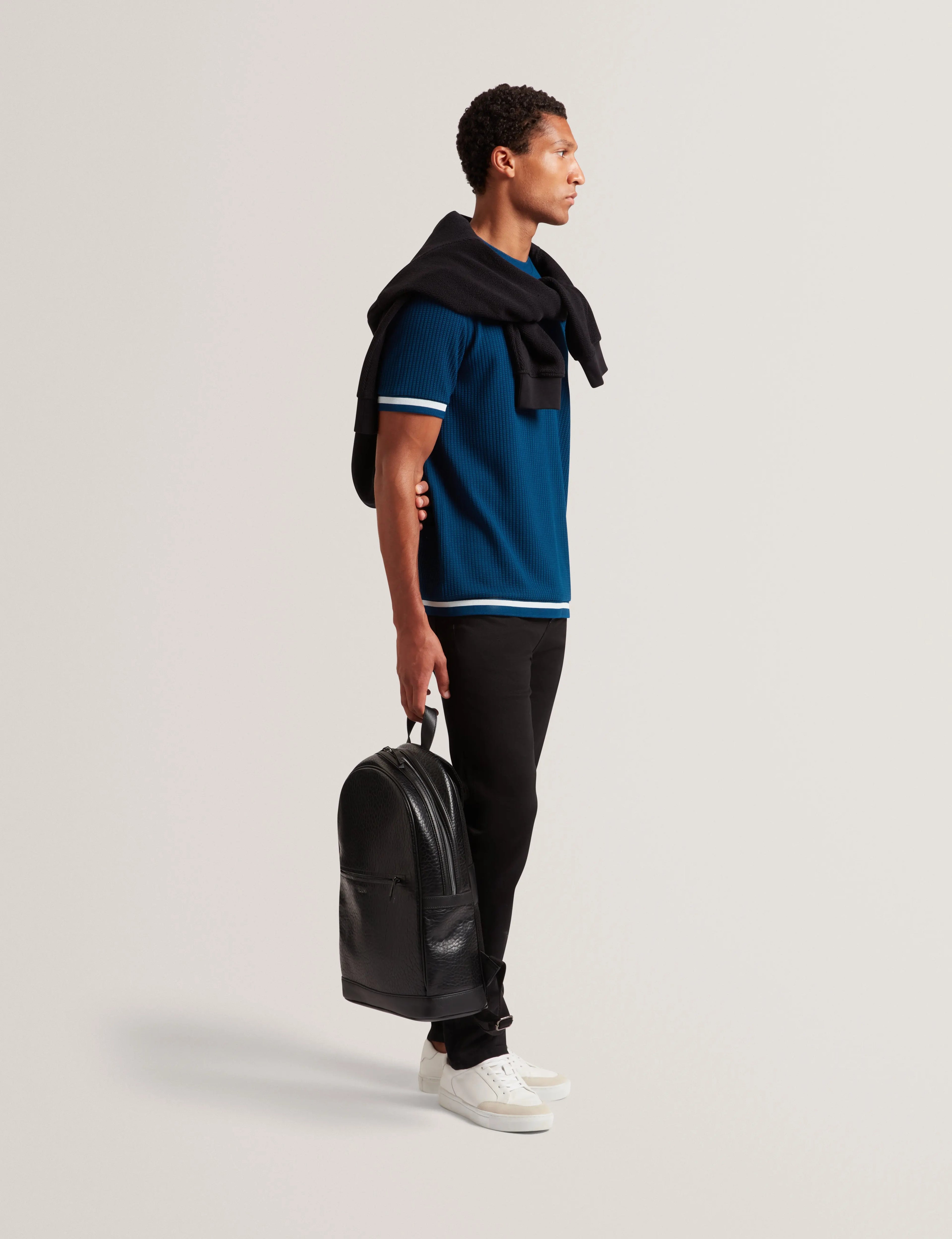 PERIIN: Pebbled PU Backpack - Bellabags Ted Baker