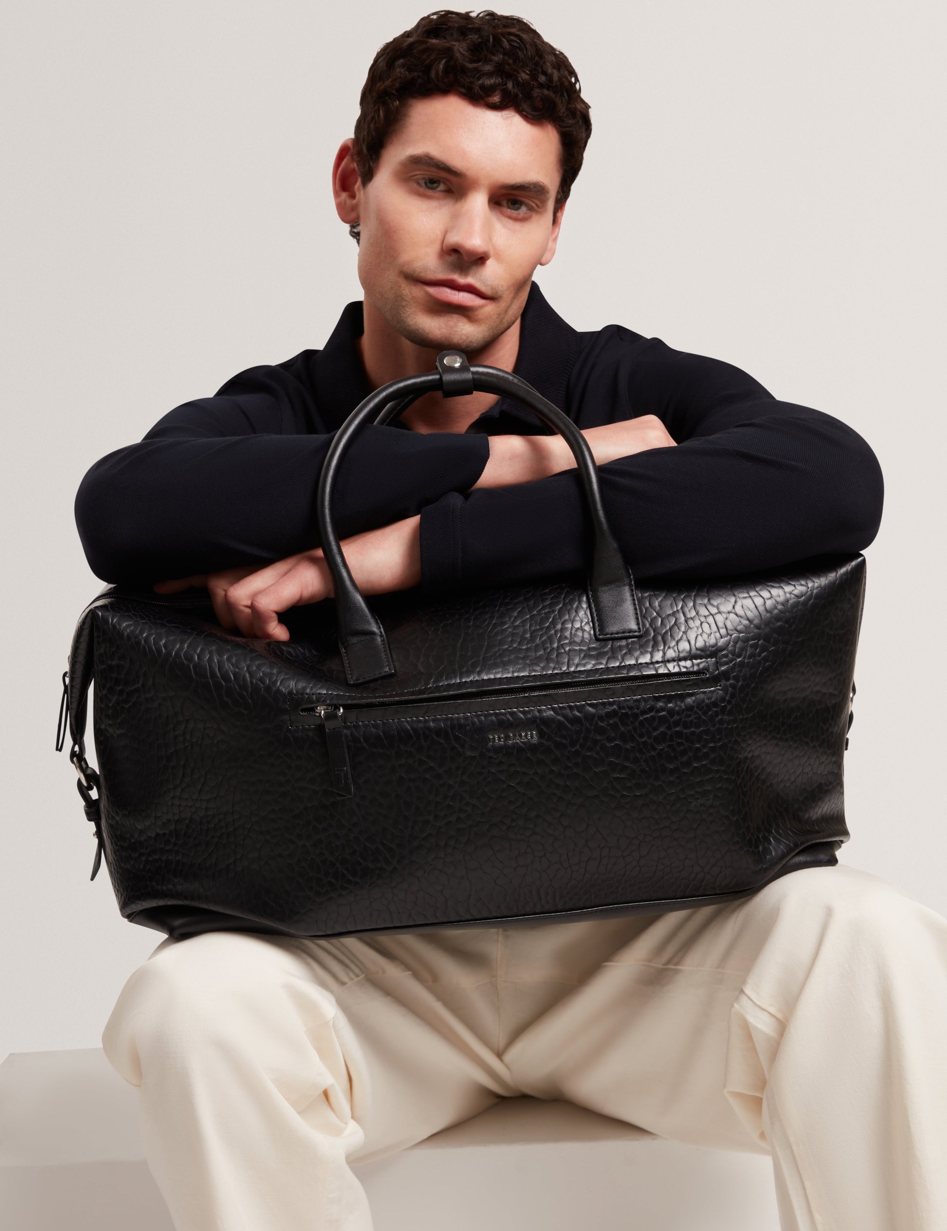 PERSIE: Pebbled Faux Leather Holdall Bag Ted Baker South Africa