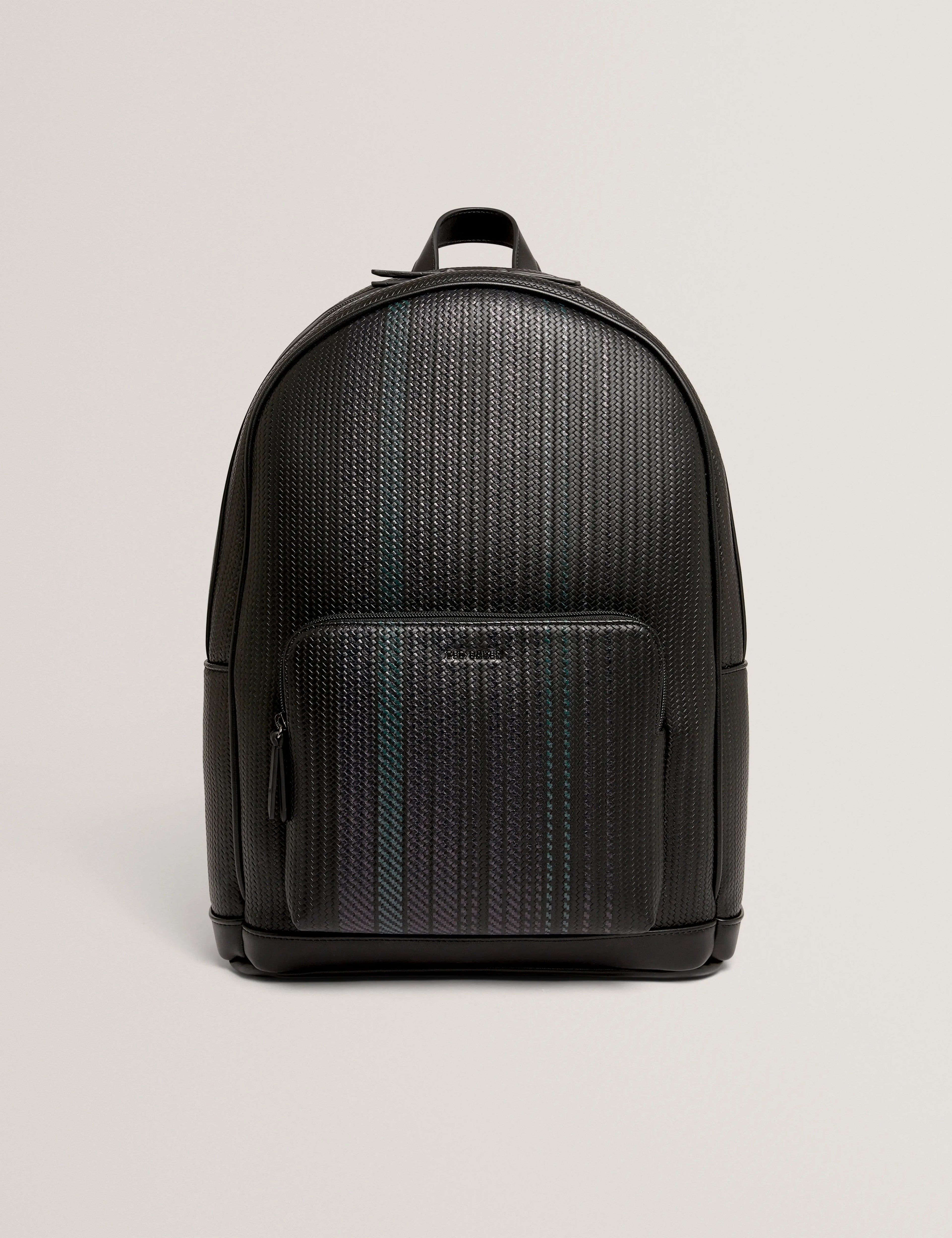 WALIIS: Printed Weave PU Backpack - Bellabags Ted Baker