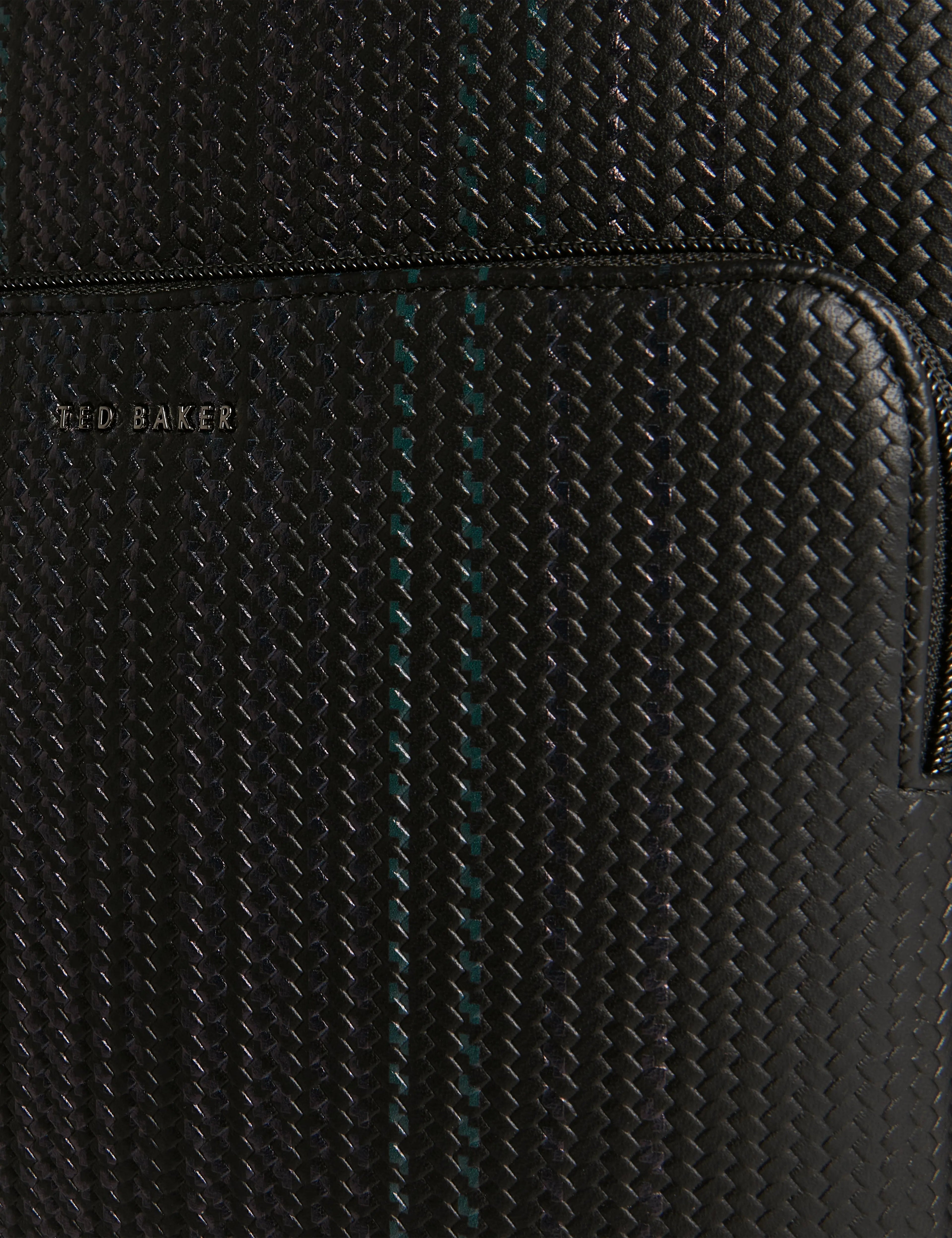 WALIIS: Printed Weave PU Backpack - Bellabags Ted Baker