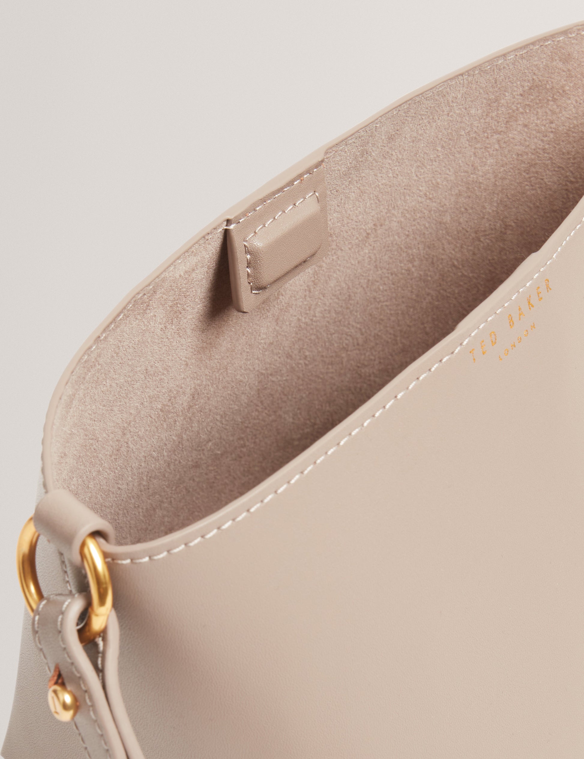 WAVELY: Weave Handle Leather Small Bucket Bag Ted Baker South Africa