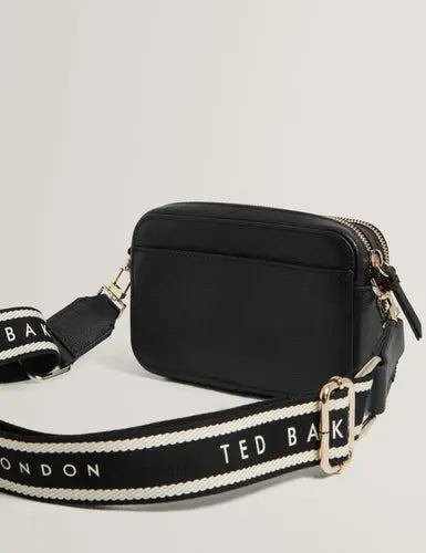 LINZIE: Webbing Leather Small Crossbody Camera Bag - Bellabags Ted Baker