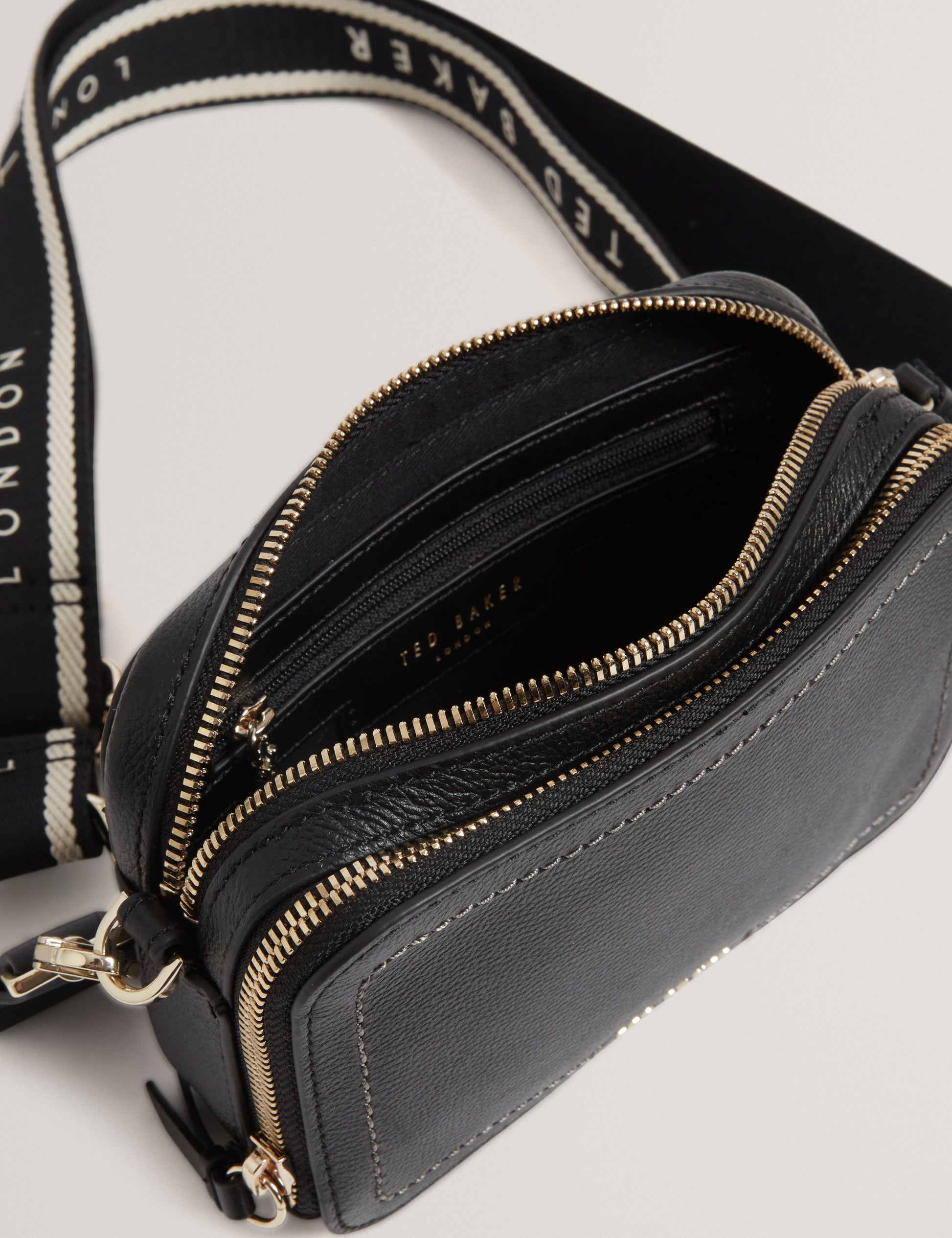 LINZIE: Webbing Leather Small Crossbody Camera Bag Ted Baker South Africa