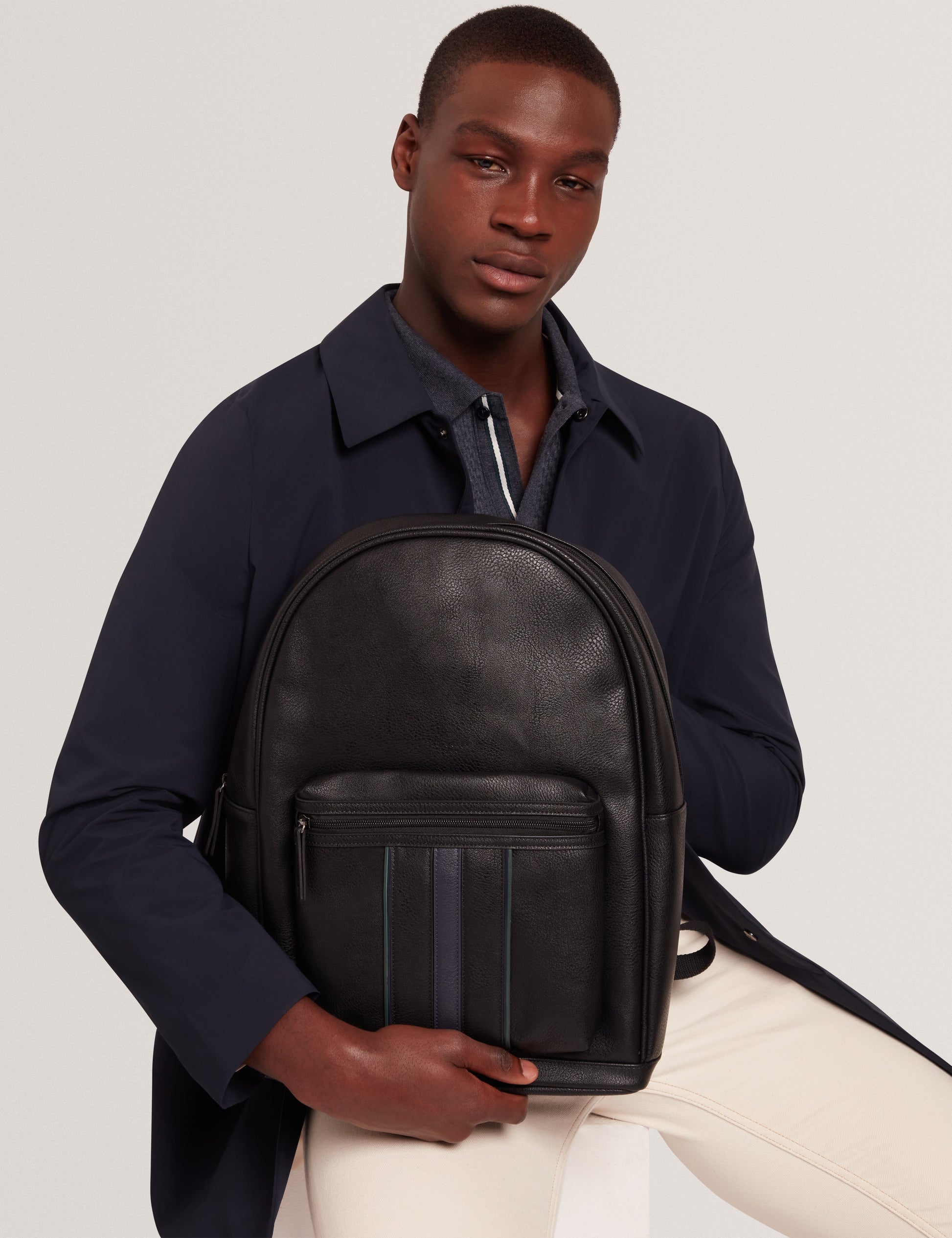 KEVIIN: Stripe PU Backpack Ted Baker South Africa