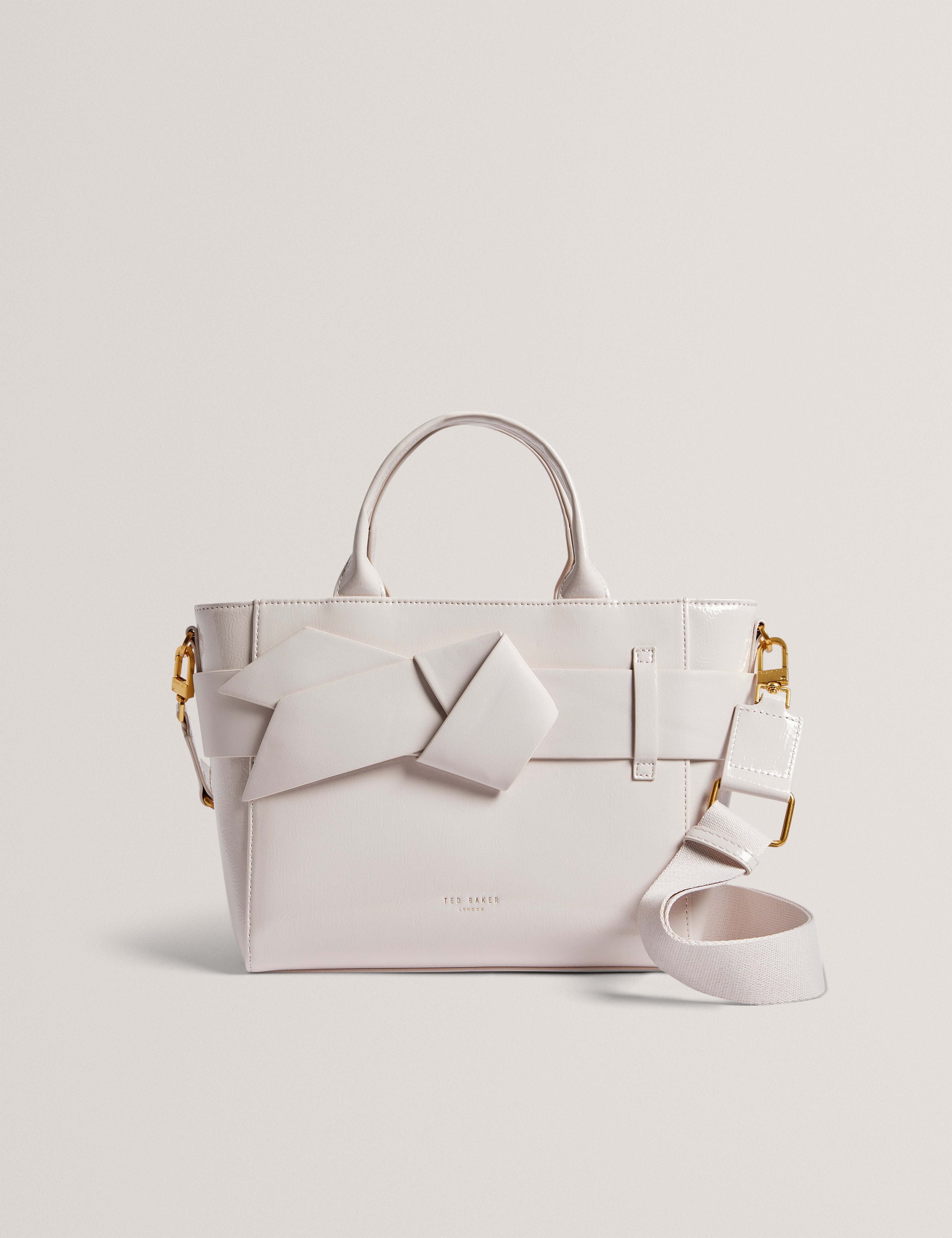 Women's JIMSA-Knot Bow Crossbody Bag Ivory Ted Baker South Africa Bellabags