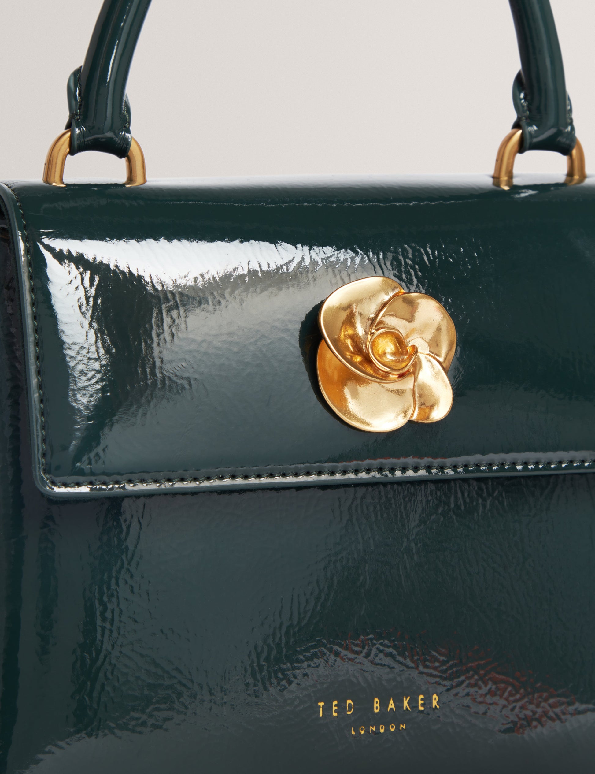 ROSEAU: Rose Detail Mini Crinkle Bag Ted Baker South Africa