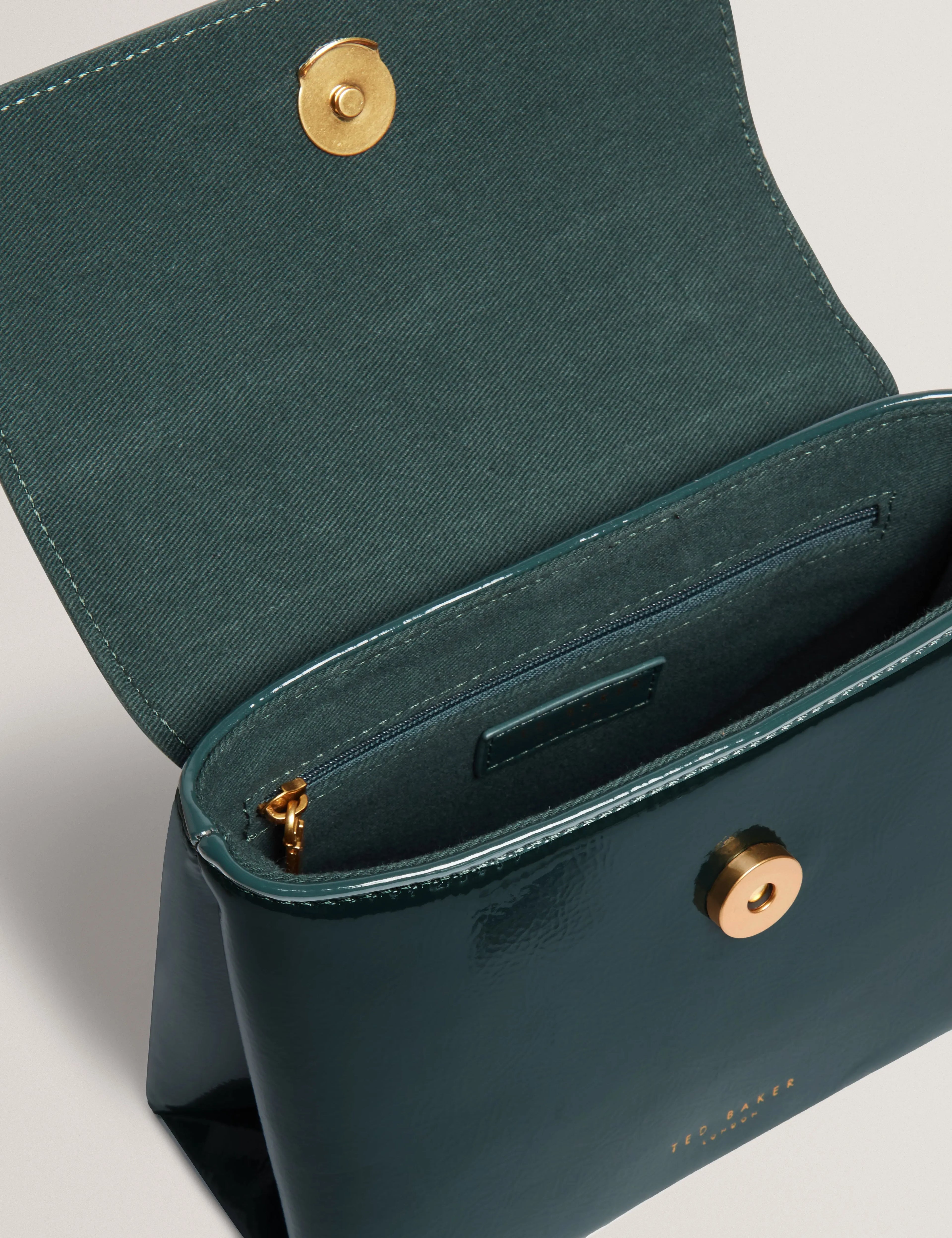 ROSEAU: Rose Detail Mini Crinkle Bag - Bellabags Ted Baker