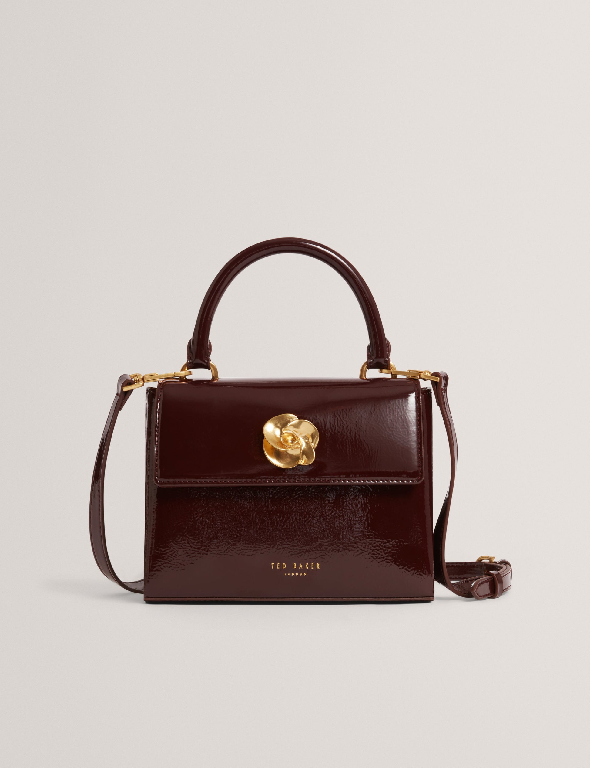 ROSEAU: Rose Detail Mini Crinkle Bag Ted Baker South Africa