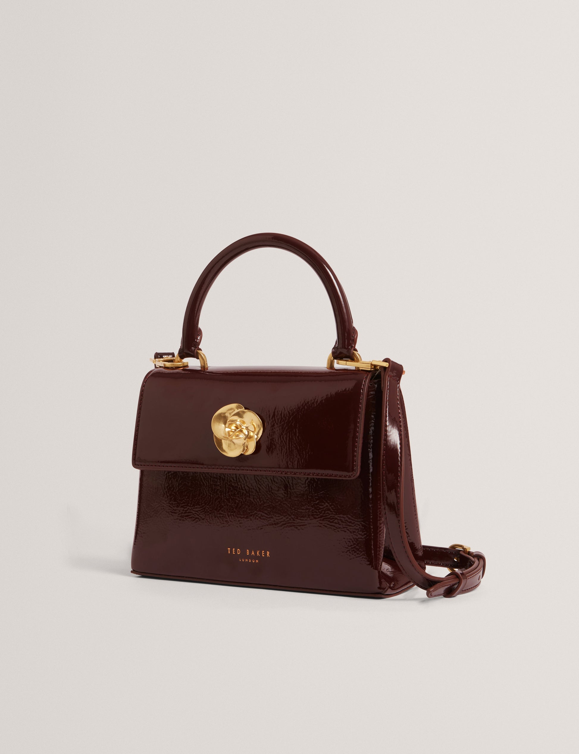 ROSEAU: Rose Detail Mini Crinkle Bag Ted Baker South Africa