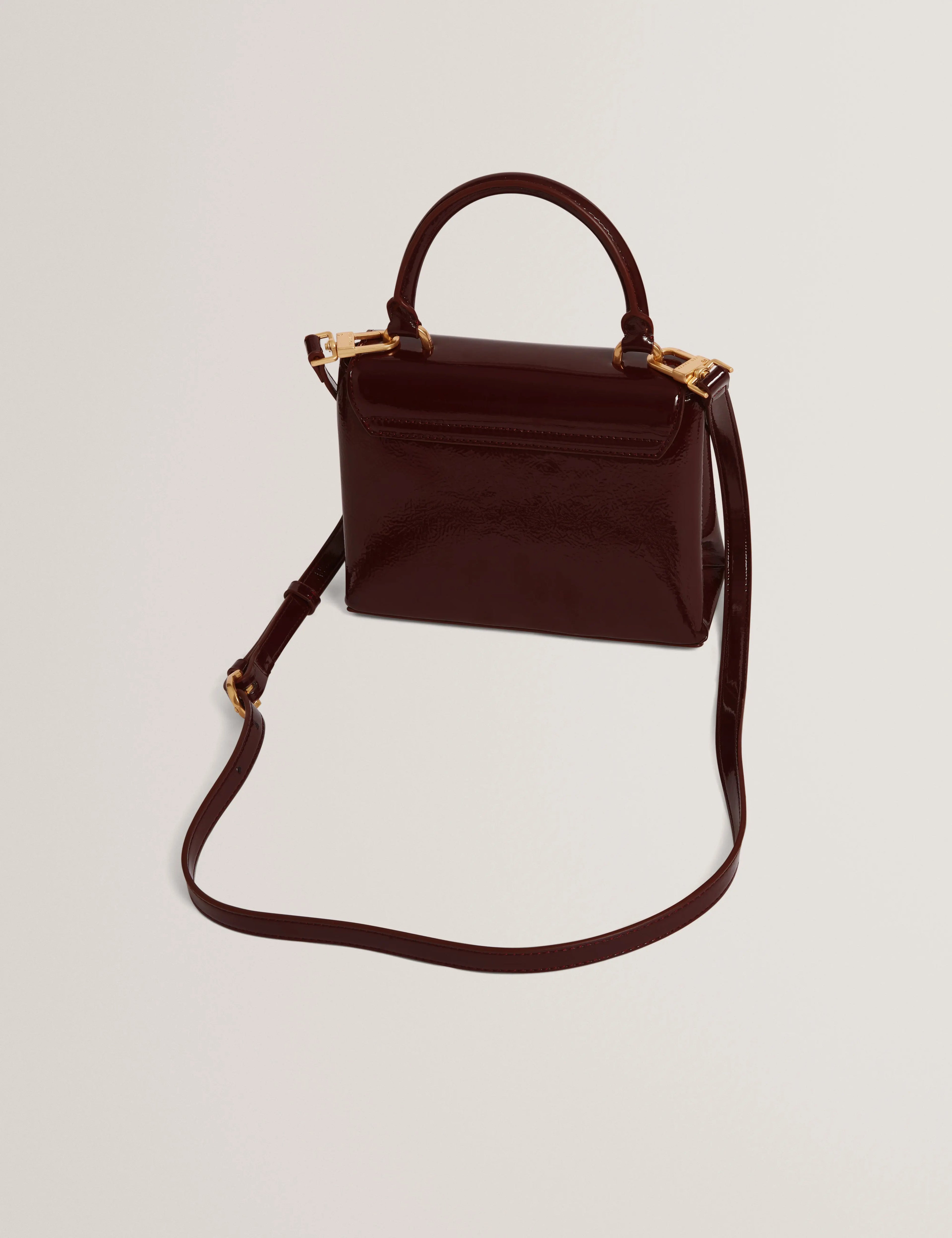 ROSEAU: Rose Detail Mini Crinkle Bag - Bellabags Ted Baker