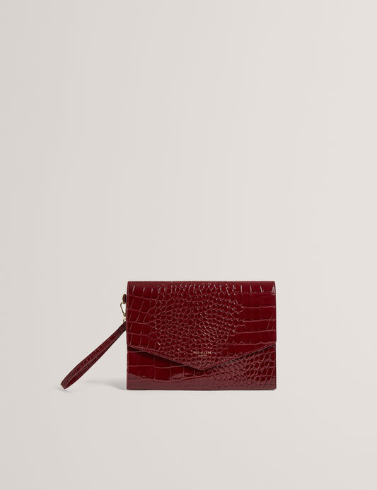 WESSLIE: Croc Effect Icon Envelope Pouch Ted Baker South Africa
