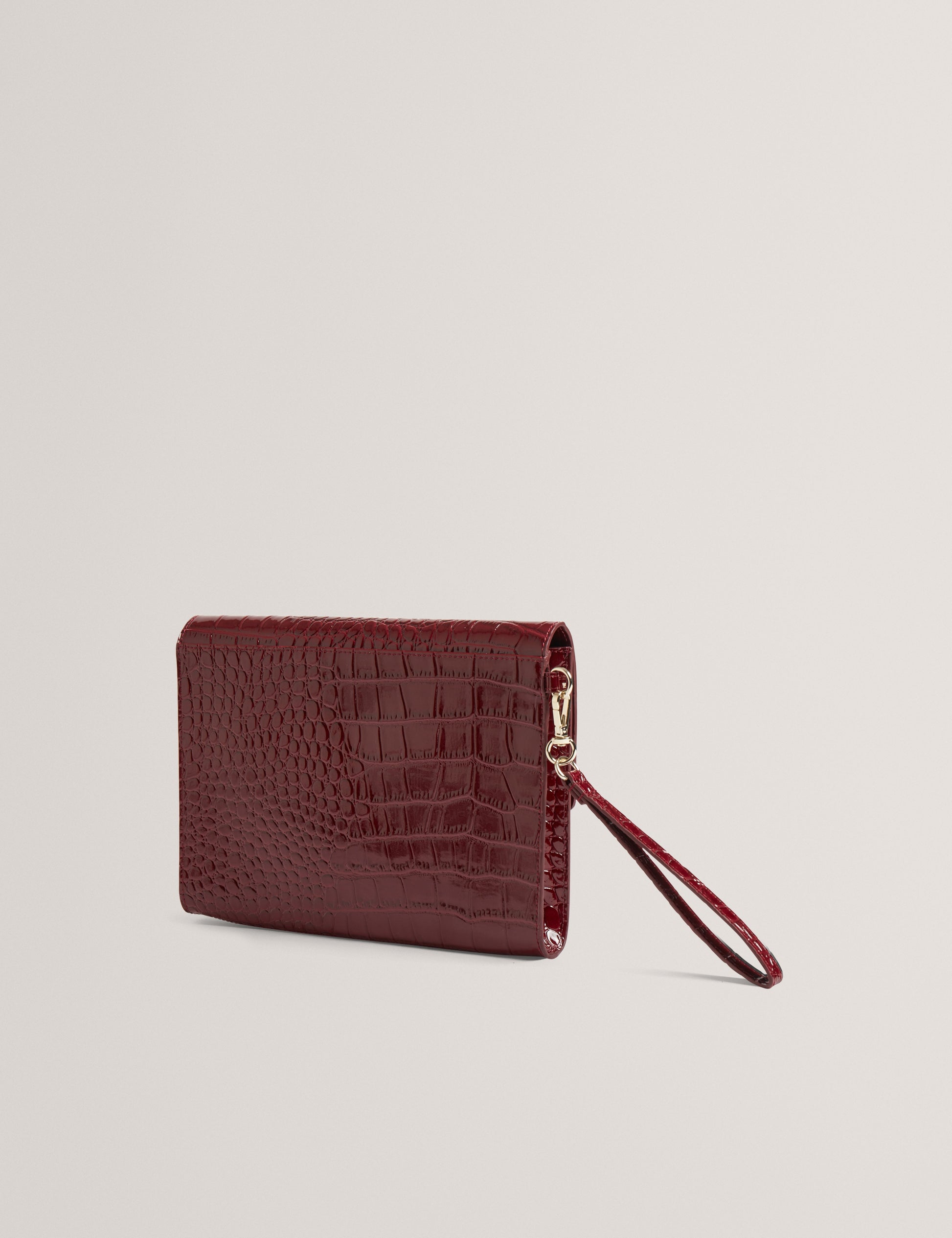 WESSLIE: Croc Effect Icon Envelope Pouch Ted Baker South Africa