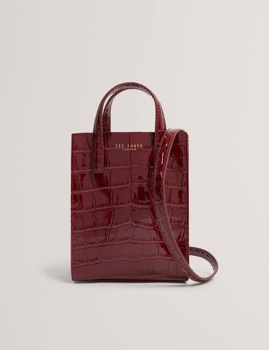 WENISSA: Croc Effect Mini Icon Bag Ted Baker South Africa