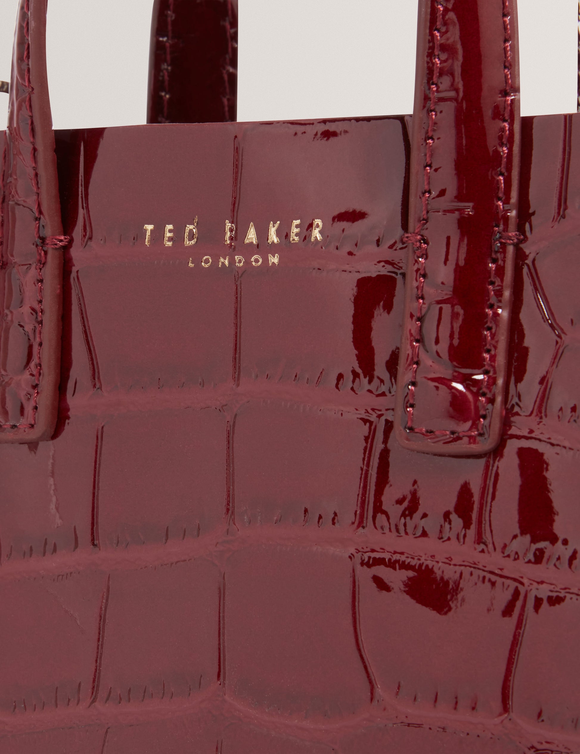 WENISSA: Croc Effect Mini Icon Bag Ted Baker South Africa