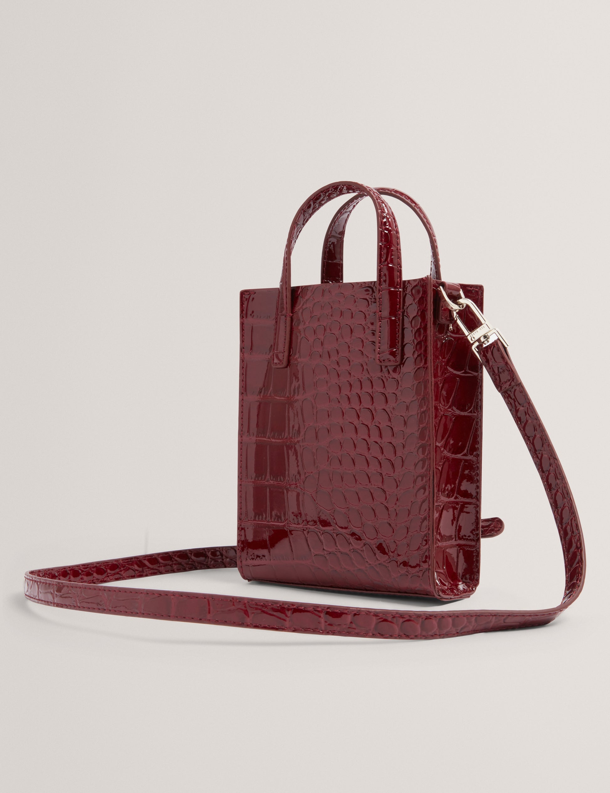 WENISSA: Croc Effect Mini Icon Bag Ted Baker South Africa
