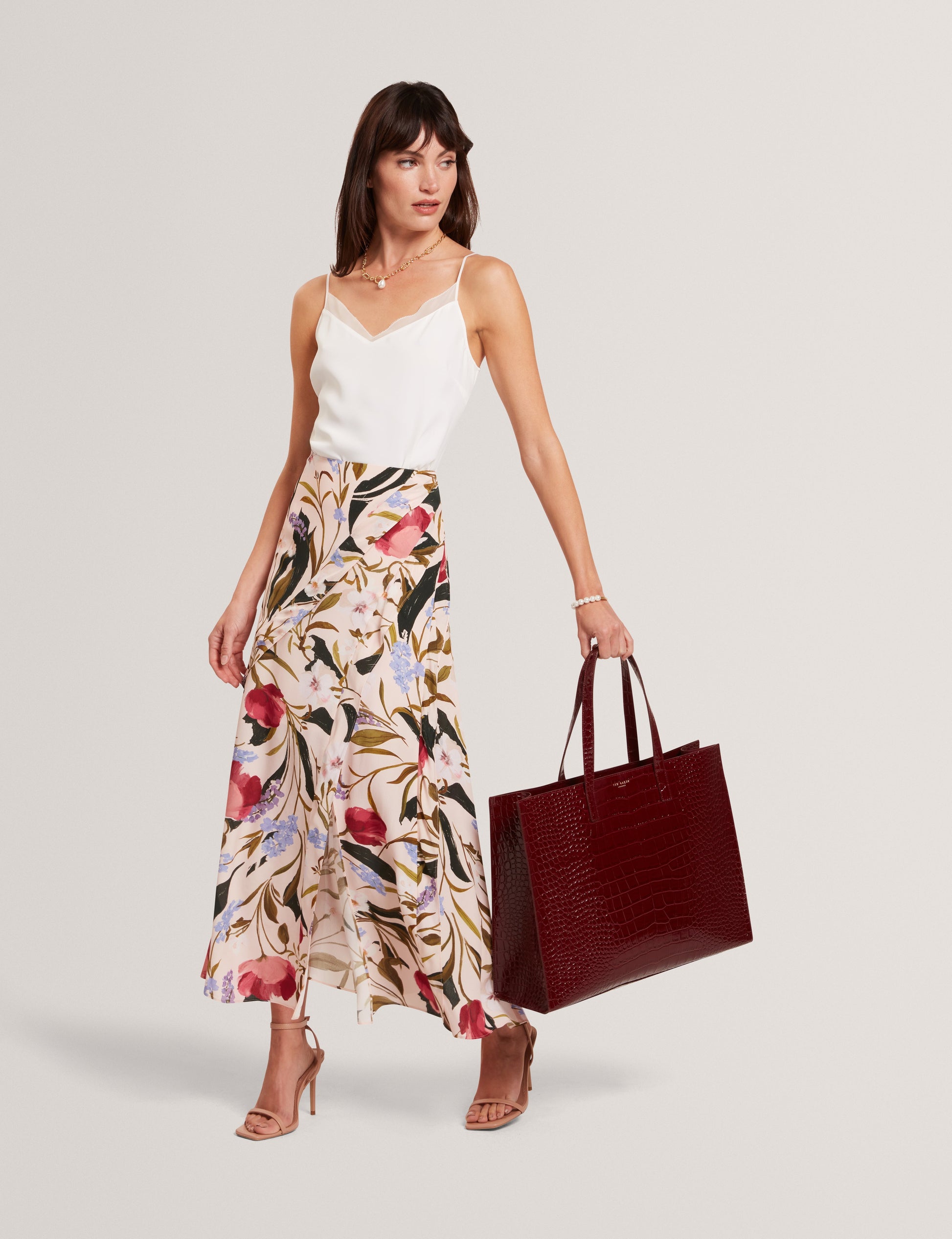 WELONA: Elongated Croc Icon Bag Ted Baker South Africa