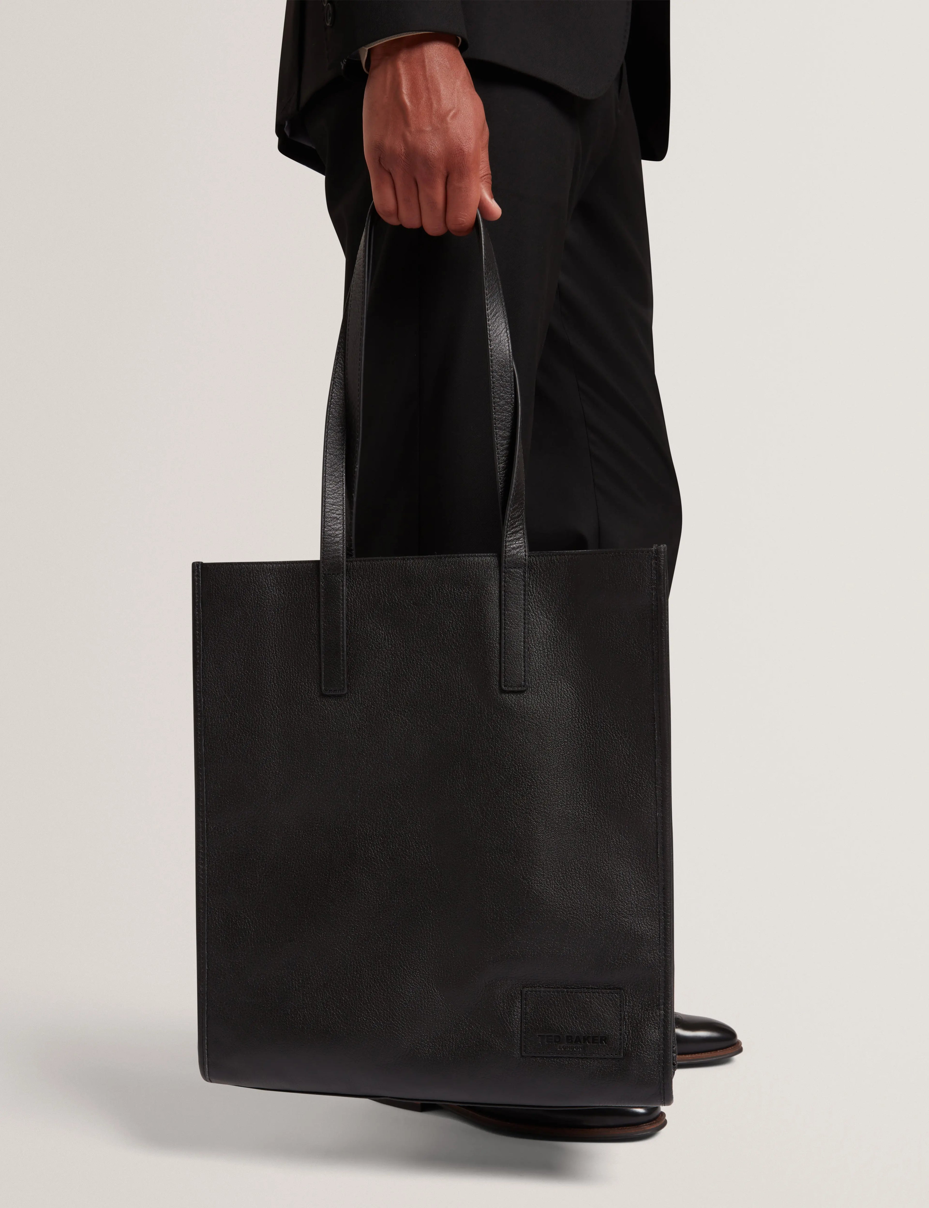 GRIFFIS: Leather North South Tote - Bellabags Ted Baker