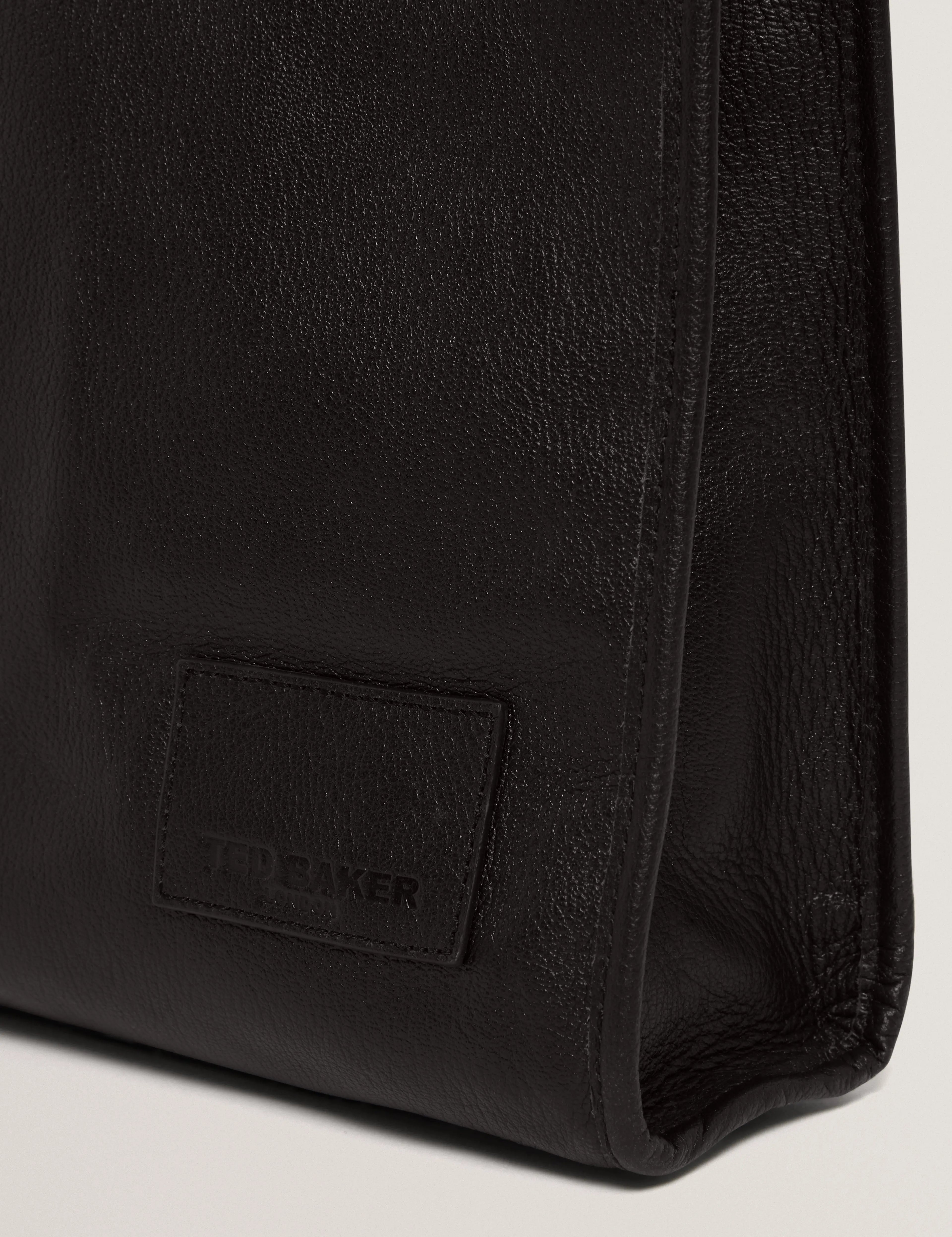 GRIFFIS: Leather North South Tote - Bellabags Ted Baker