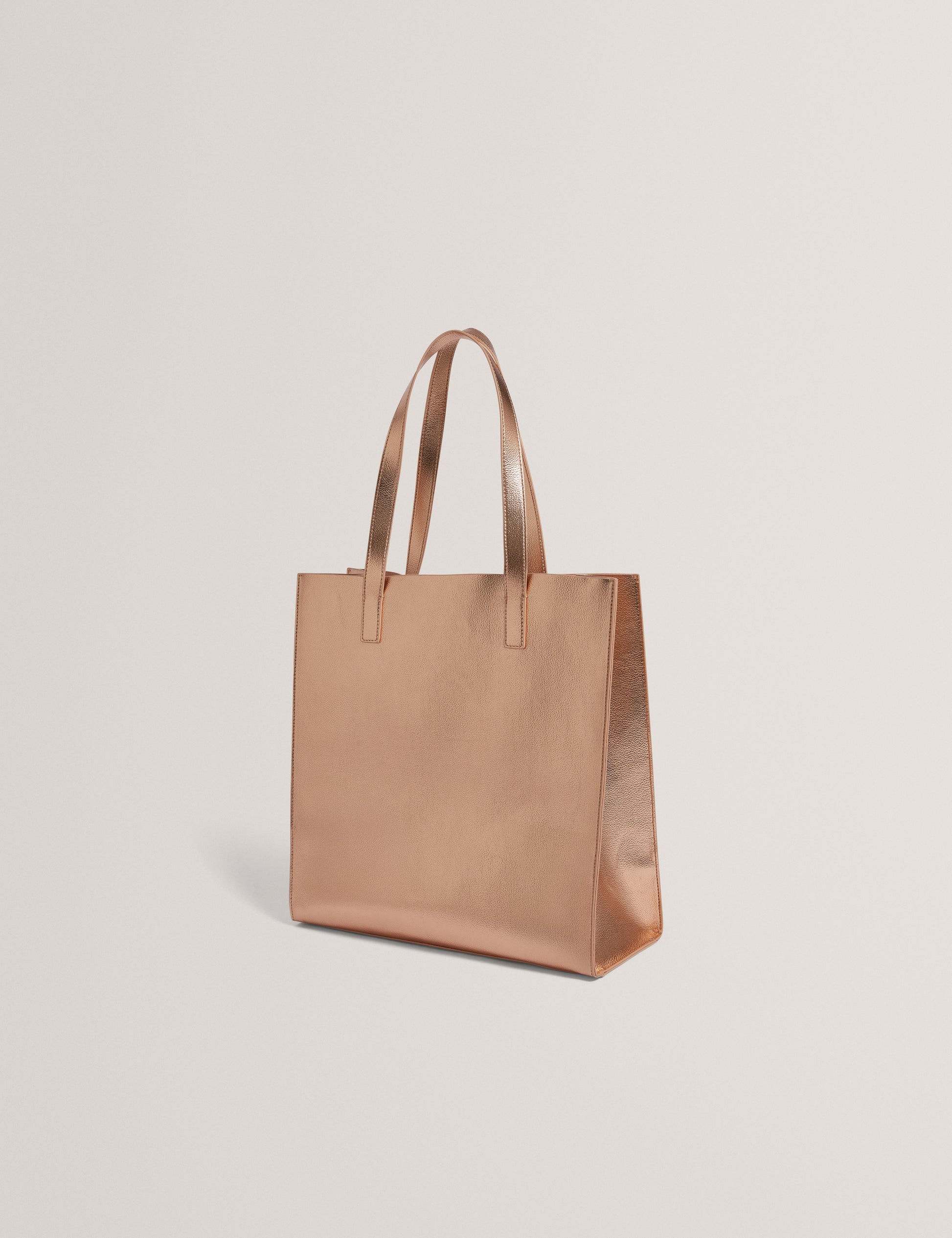 ROSMAH: Rose Detail Metallic Large Icon Bag Ted Baker South Africa