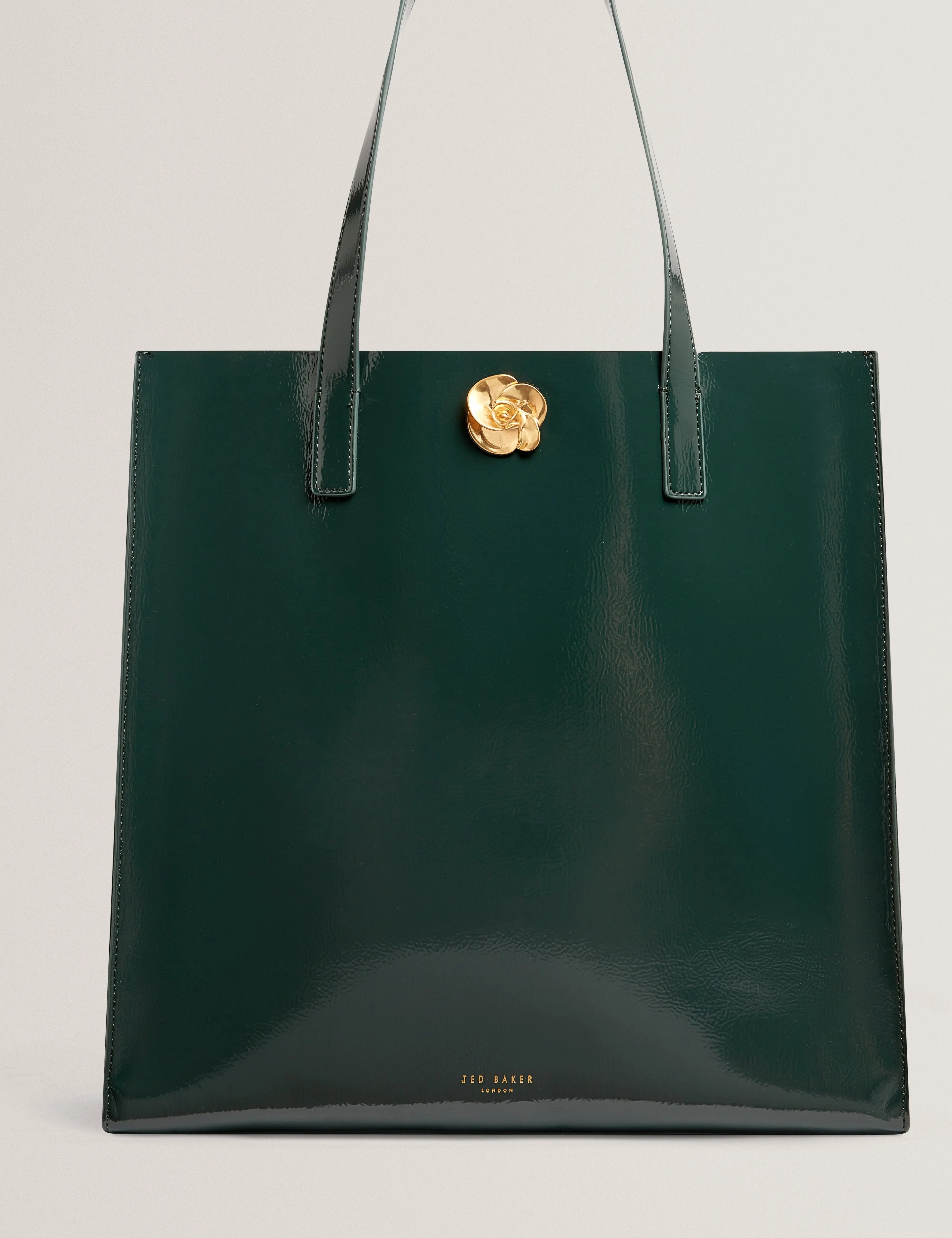 ROSENNI: Rose Detail Crinkle Large Tote Bag - Bellabags Ted Baker
