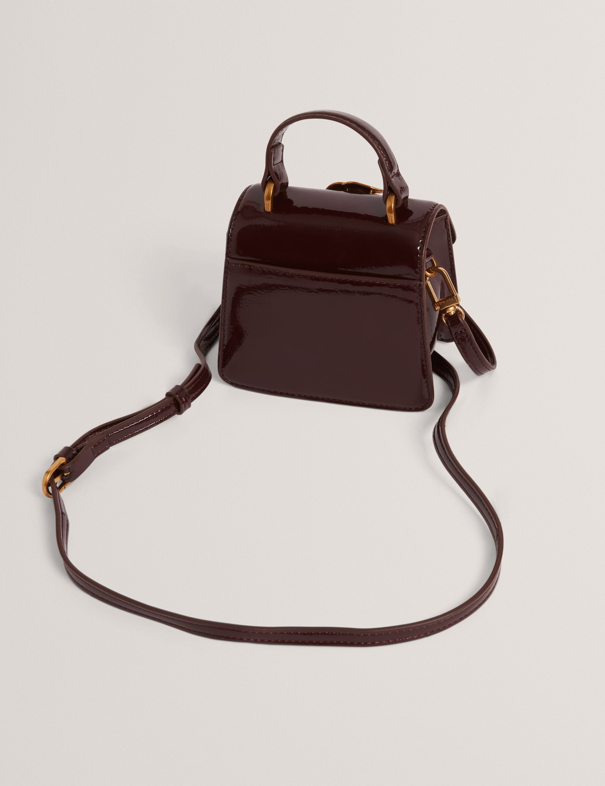 ROSELAH: Rose Detail Square Mini Top Handle Bag Ted Baker South Africa