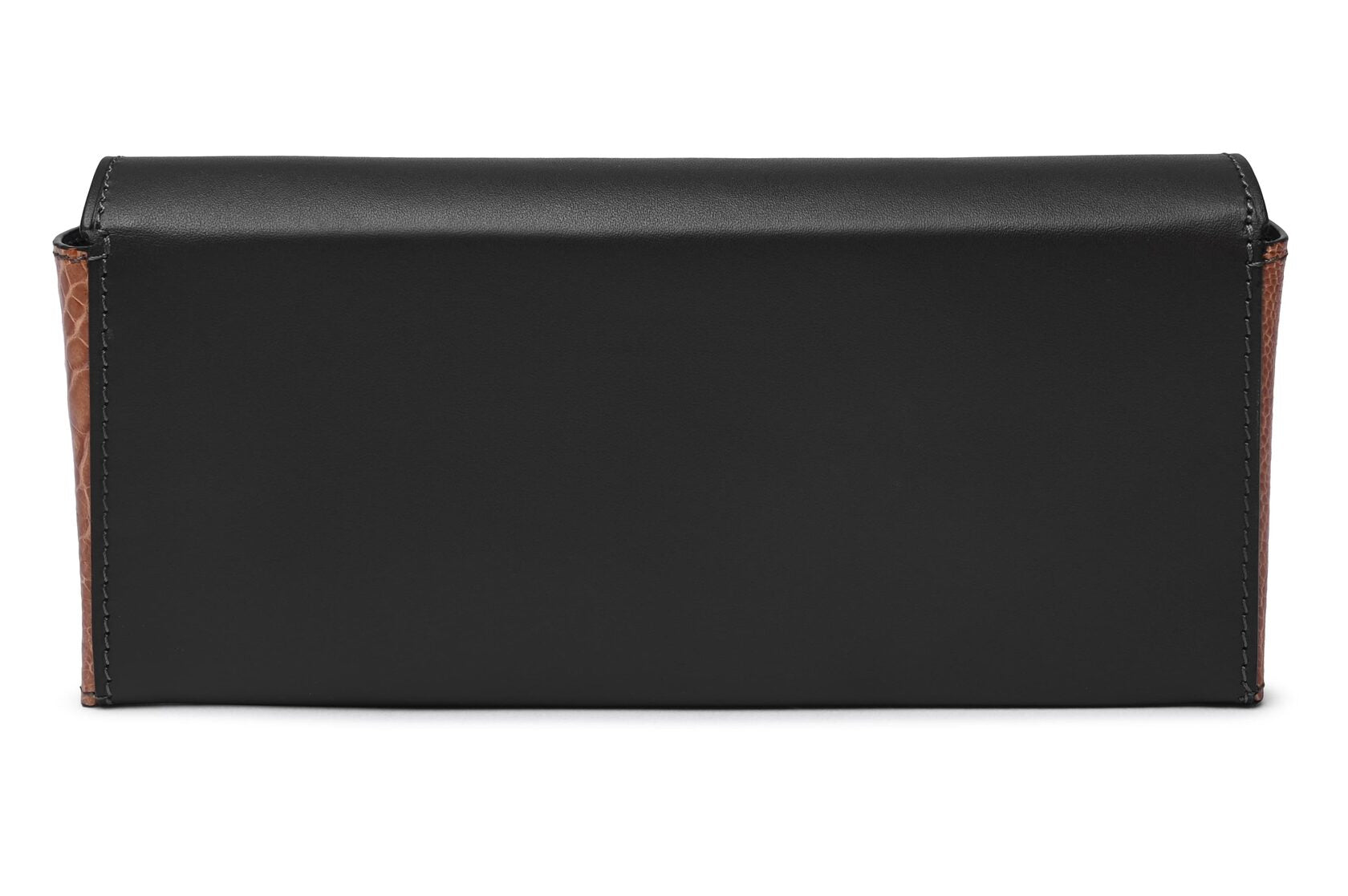 Brown New York Ostrich Leather Glass Case Bellabags Bellabags