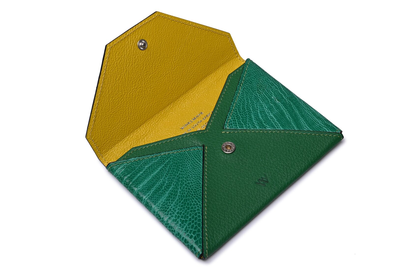 Green Ohio Ostrich Leather Passport Holder Bellabags Bellabags