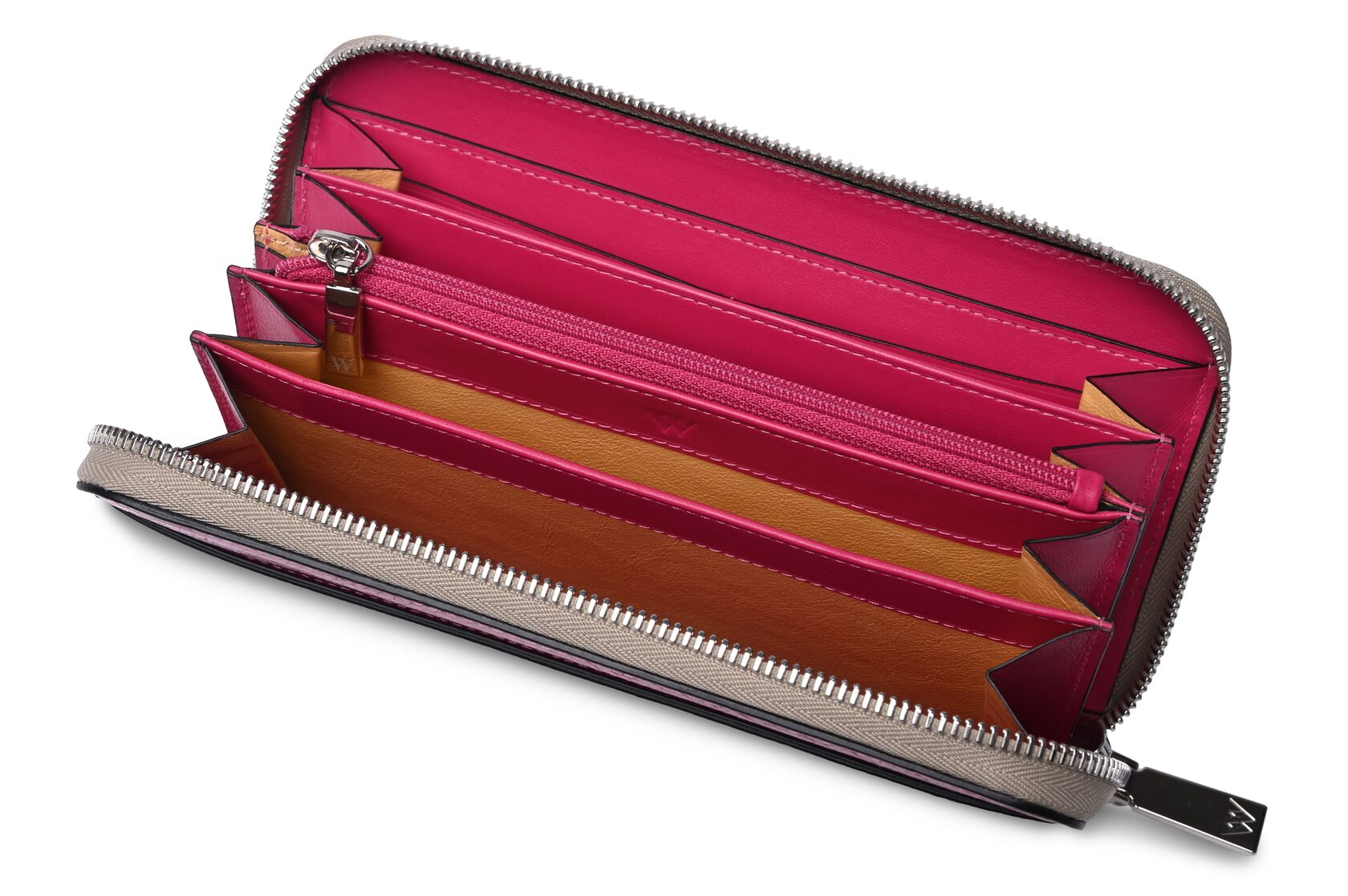 Light Pink Virginia Ostrich Leather Purse Bellabags Bellabags