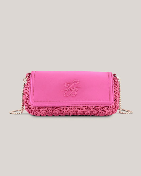 Women's EVAALIN-Embroidered Crochet Cross Body Brt-Pink Ted Baker South Africa
