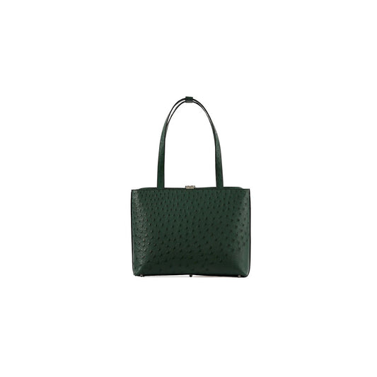 Green Lilibet Ostrich Leather Tote Bag Bellabags Bellabags