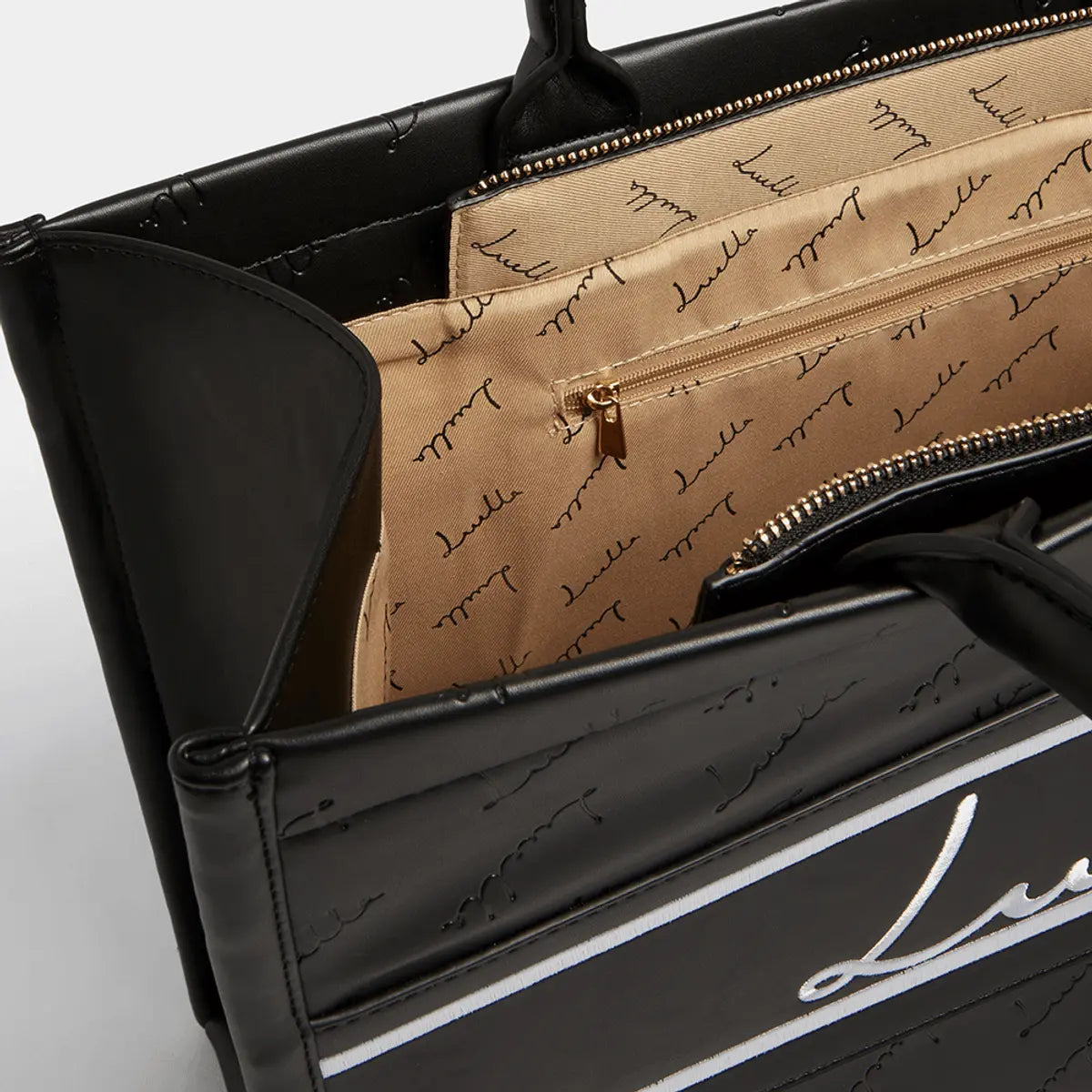 Embossed Branded Large Tote Bag - Bellabags Luella