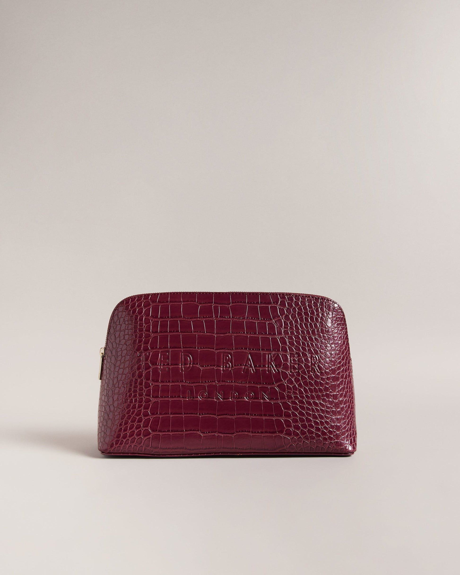 Women's Crocana-Imitation Croc Large Washbag Dp-Purple Ted Baker South Africa