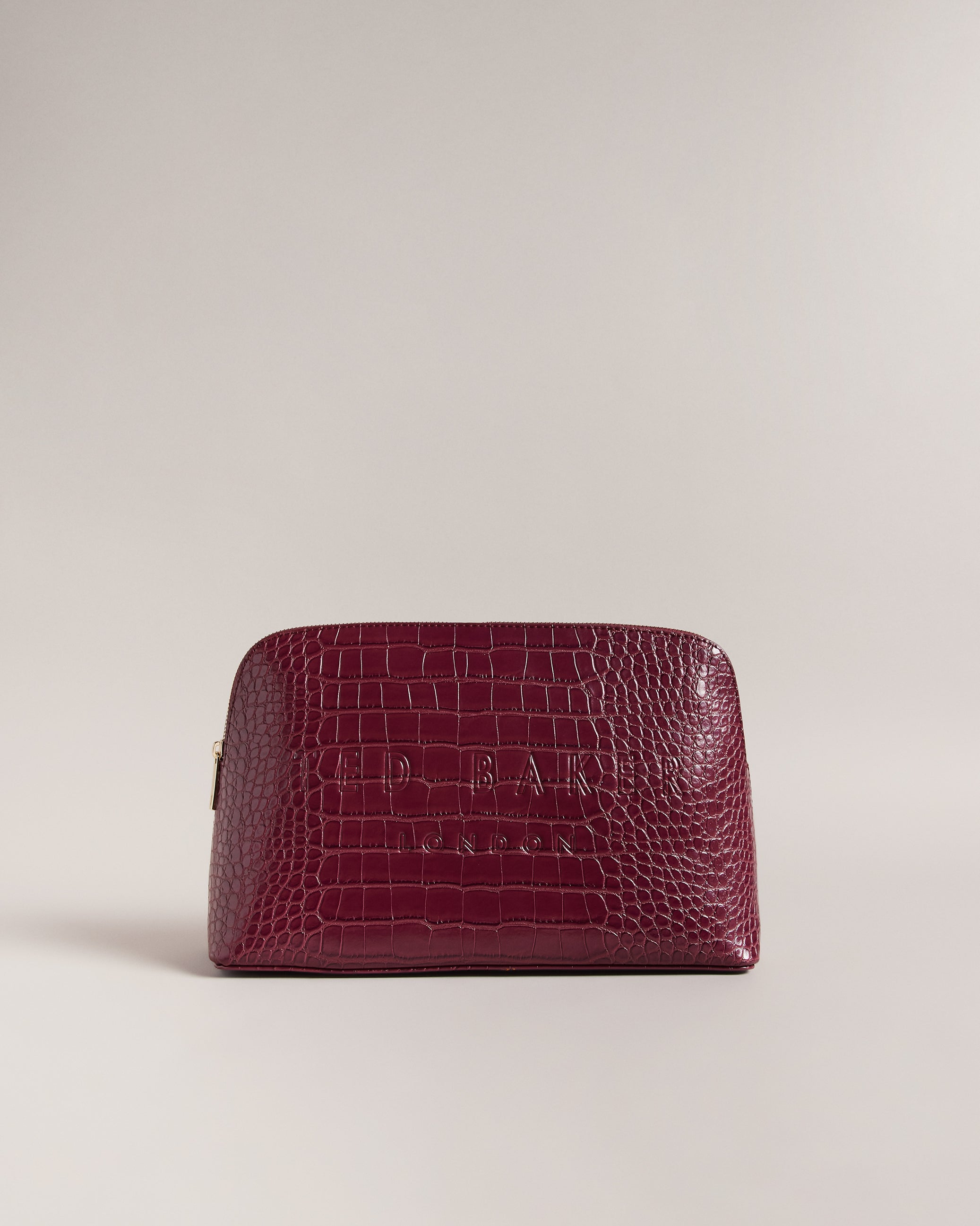 Women's Crocana-Imitation Croc Large Washbag Dp-Purple Ted Baker South Africa Bellabags