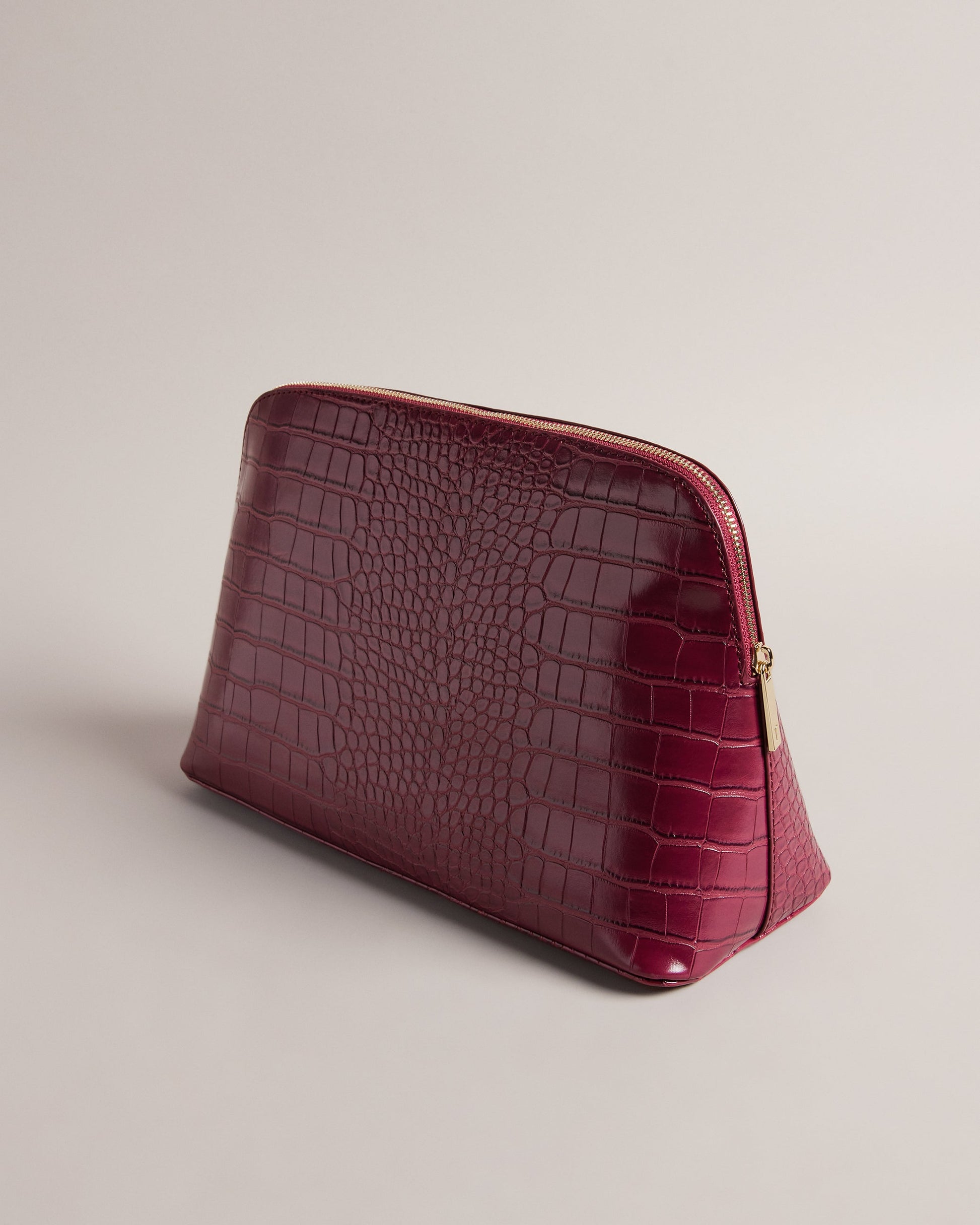 Women's Crocana-Imitation Croc Large Washbag Dp-Purple Ted Baker South Africa