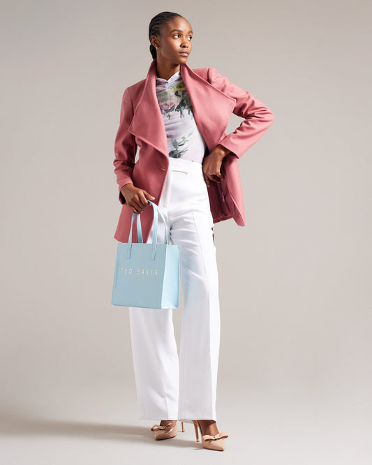 Women's CRINION-Crinkle Small Icon Bag Lt-Blue Ted Baker South Africa Bellabags