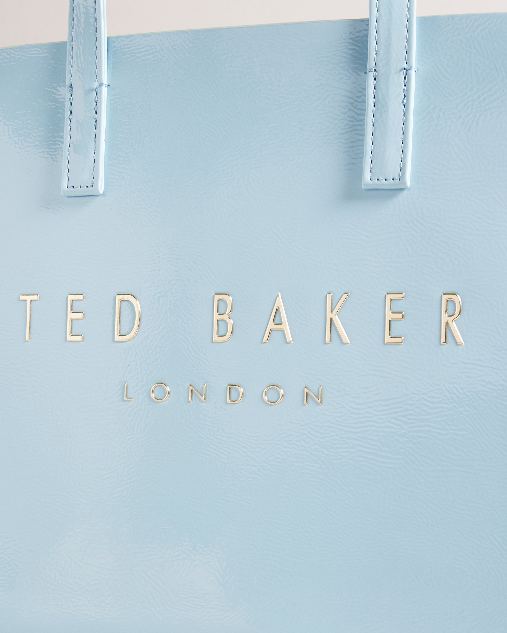 Women's CRINION-Crinkle Small Icon Bag Lt-Blue Ted Baker South Africa Bellabags