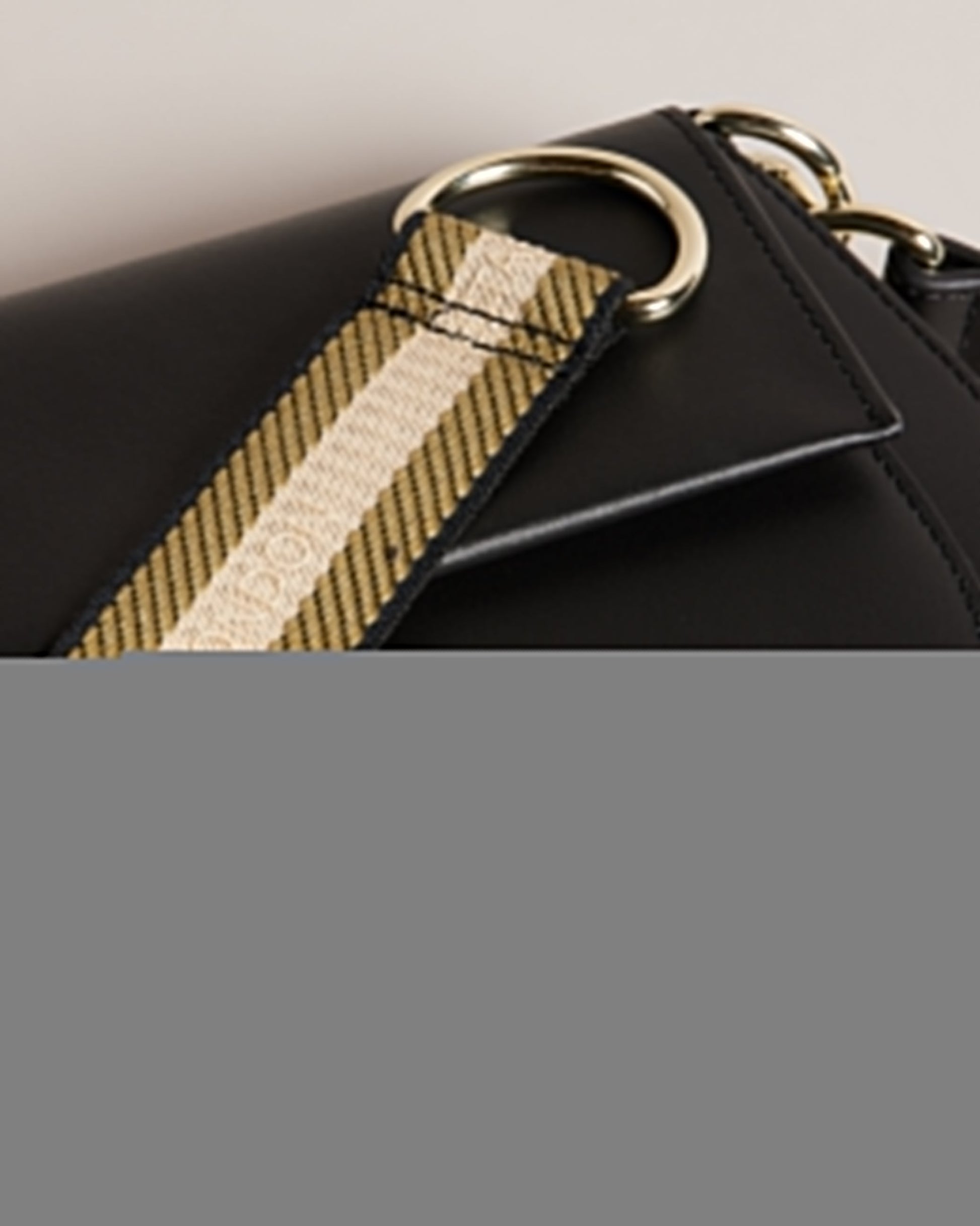 Women's Darcell-Branded Webbing Satchel Cross Body Jet-Black Ted Baker South Africa