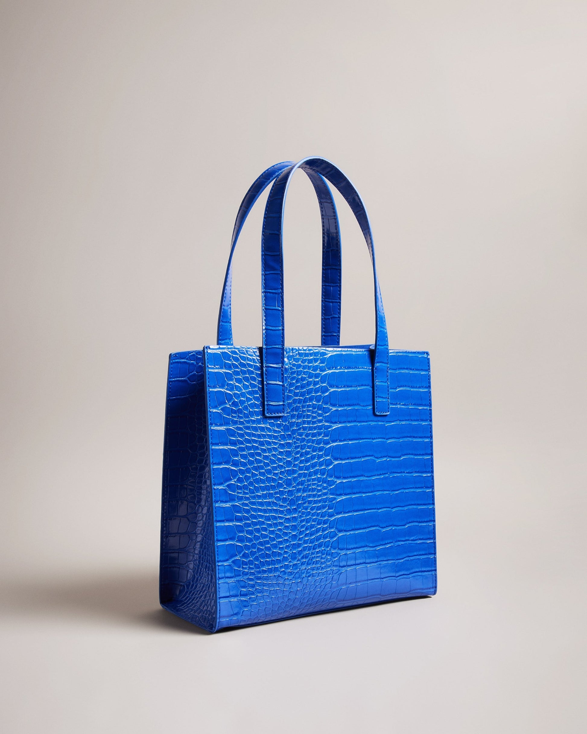 Women's Reptcon-Croc Effect Small Icon Bag Brt-Blue Ted Baker South Africa