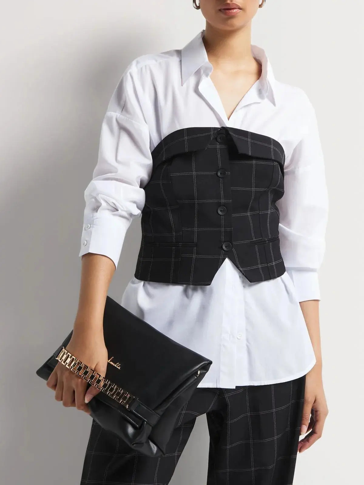 Chain Soft Flap Shoulder Bag - Bellabags Luella