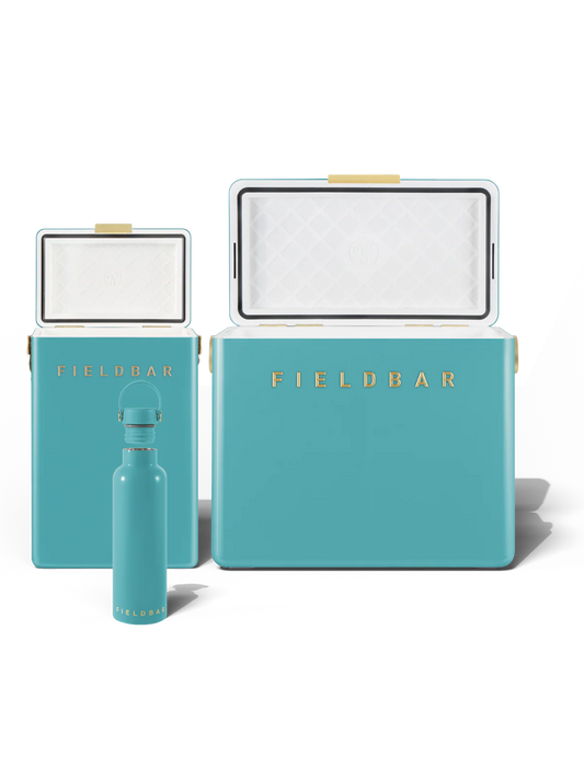 Cooler Box Set & Field Bottle /  Bazaruto Blue