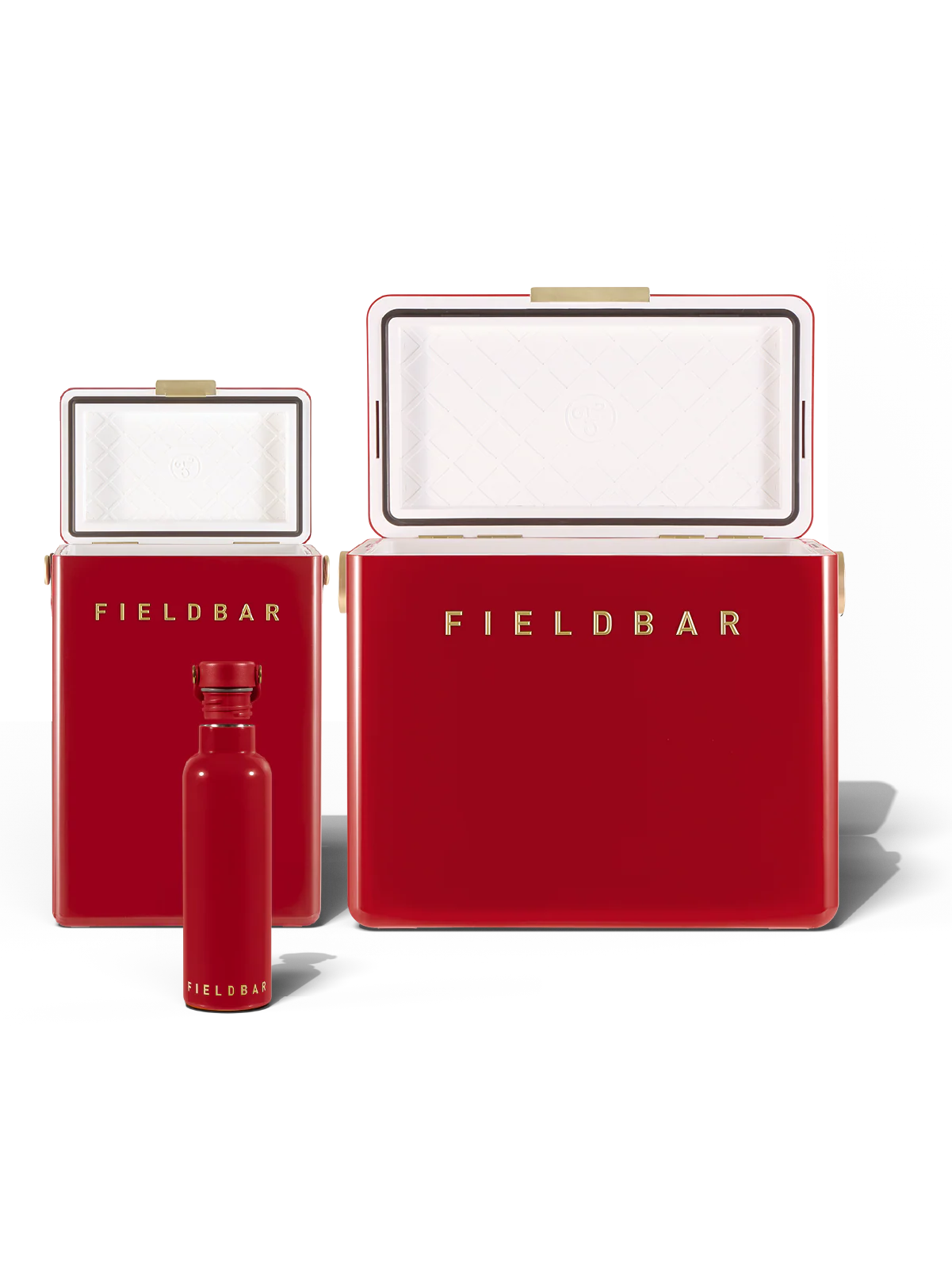 Cooler Box Set & Field Bottle / Lobster Red