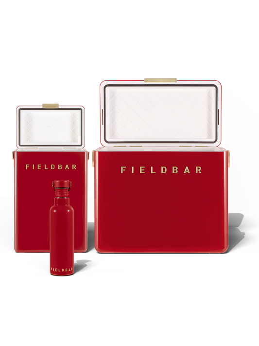 Cooler Box Set & Field Bottle / Lobster Red
