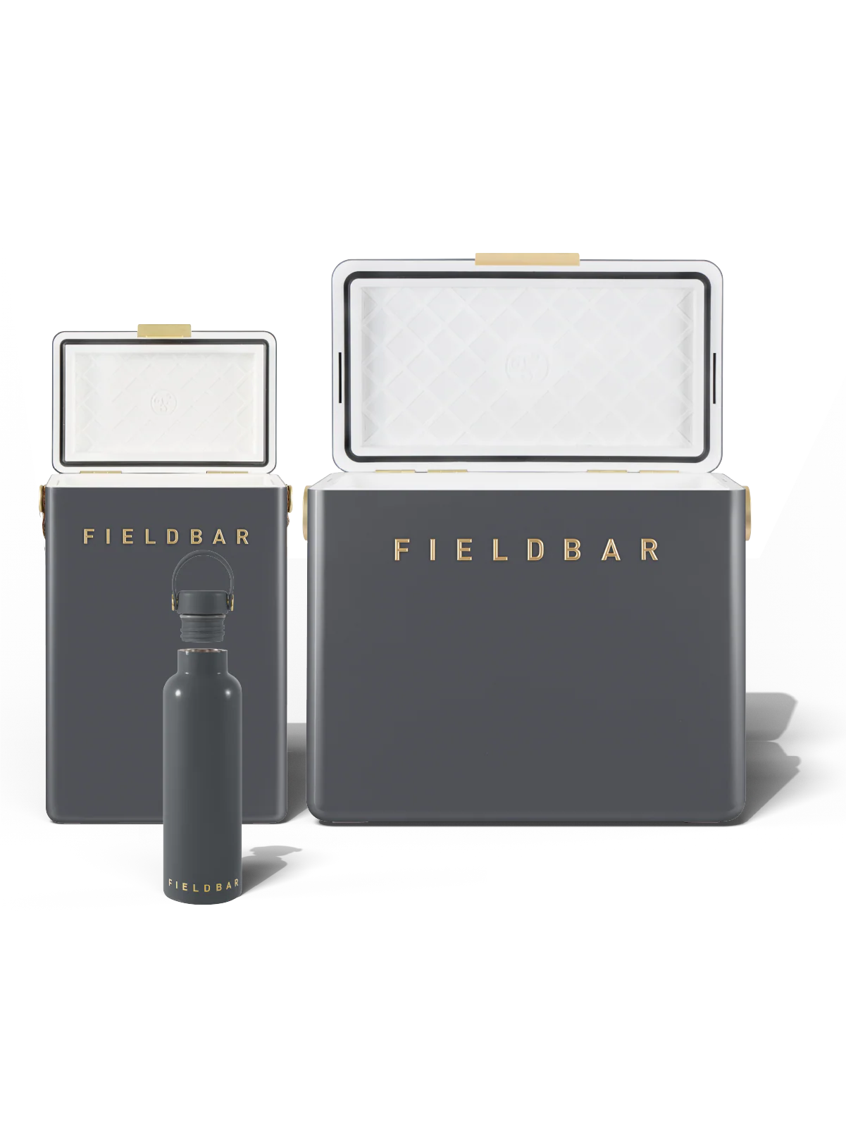 Cooler Box Set & Field Bottle / Oyster Grey