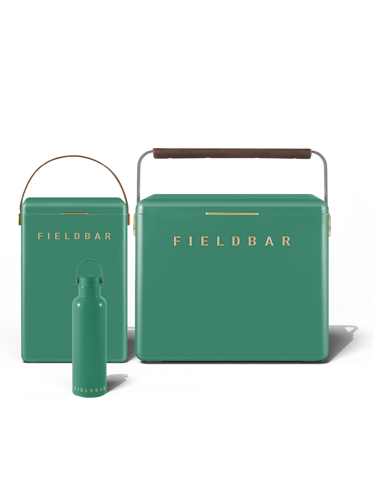 Cooler Box Set & Field Bottle / Parisian Green