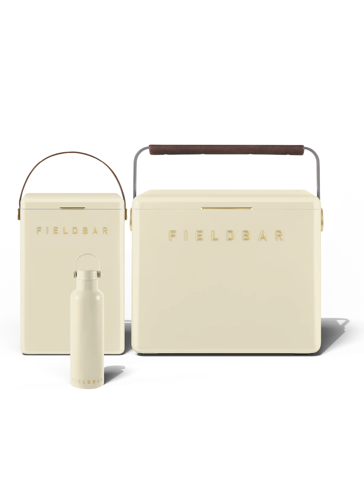Cooler Box Set & Field Bottle / Safari White