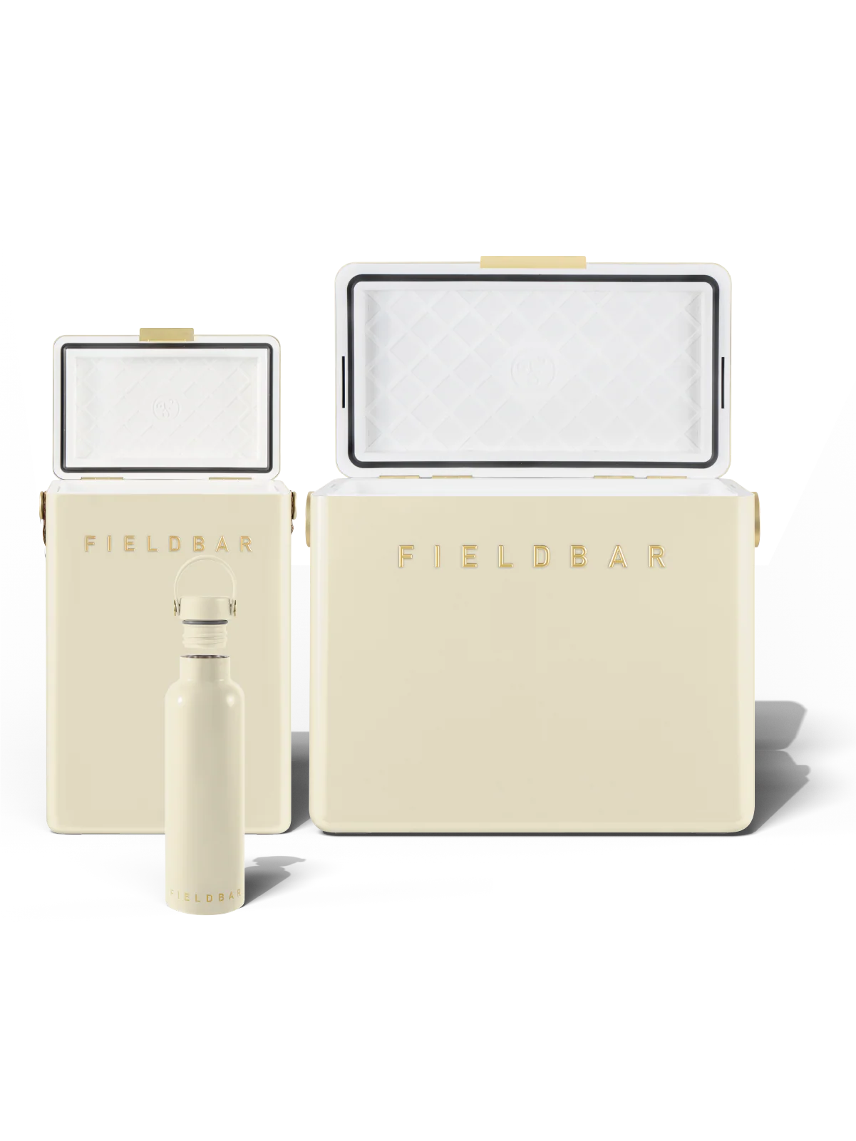Cooler Box Set & Field Bottle / Safari White