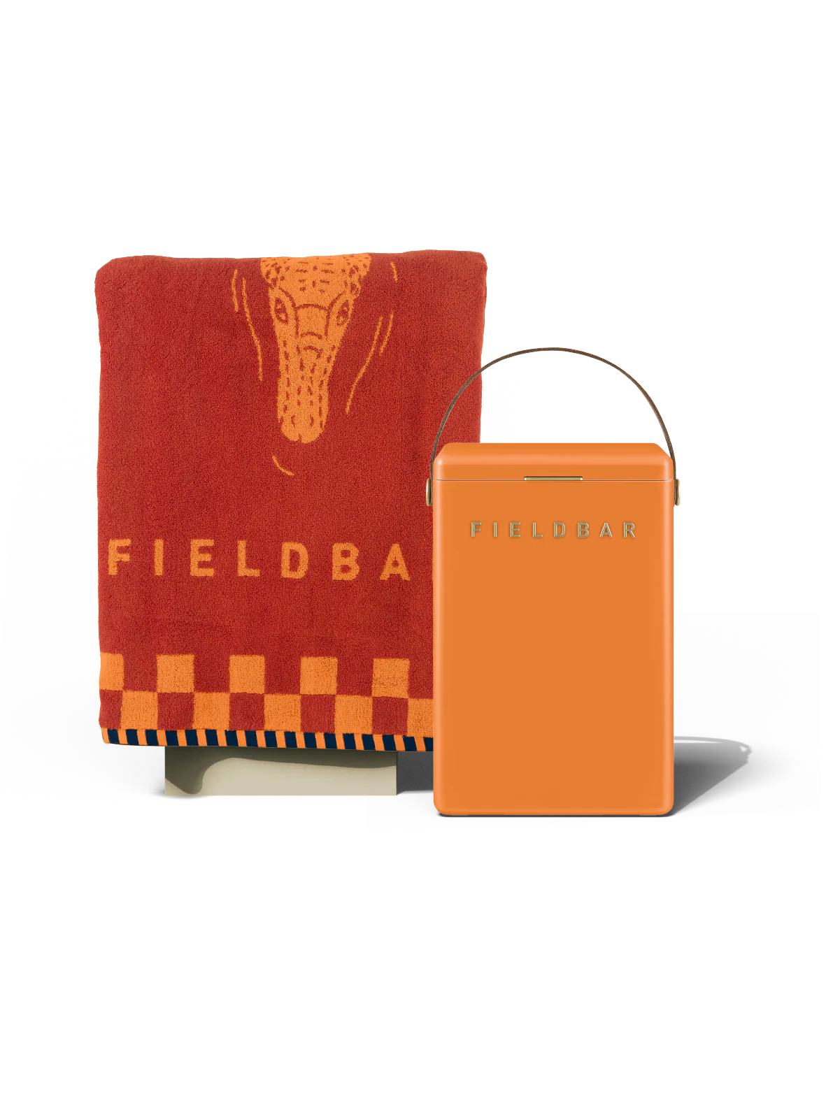Drinks Box & Towel Bundle / Orchard Orange